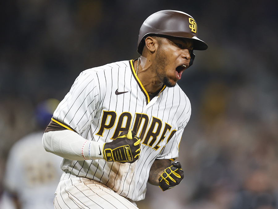 Brewers Padres Baseball jose azocar
