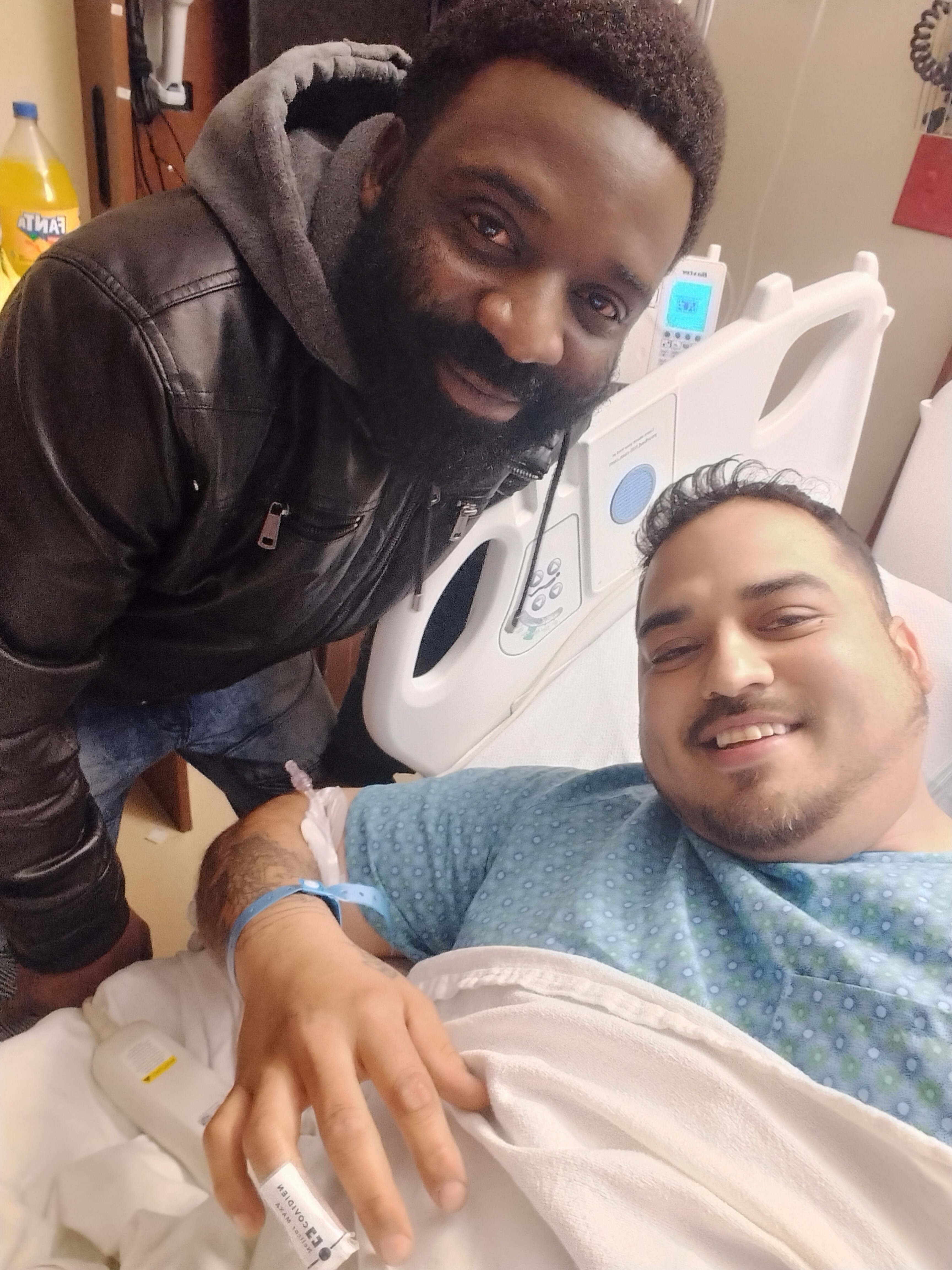Good Samaritan hit by car 