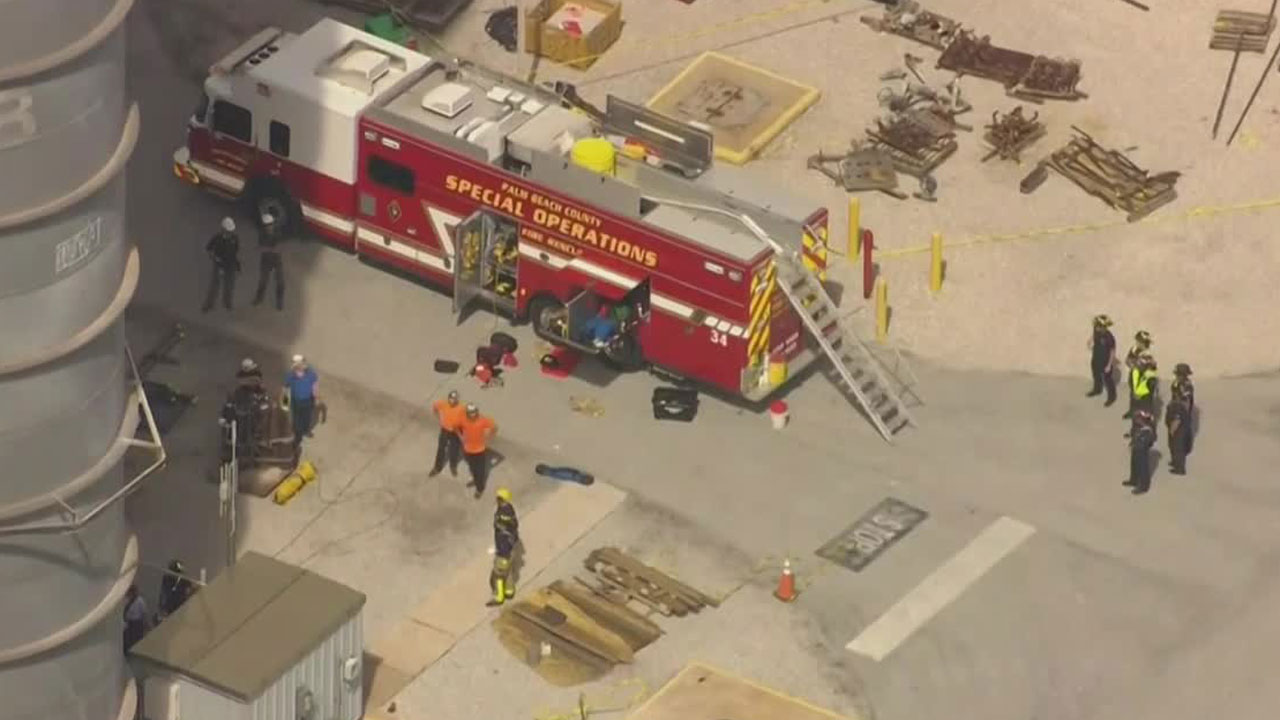 Rescue at FPL substation off of Southern Boulevard on Oct. 13, 2021