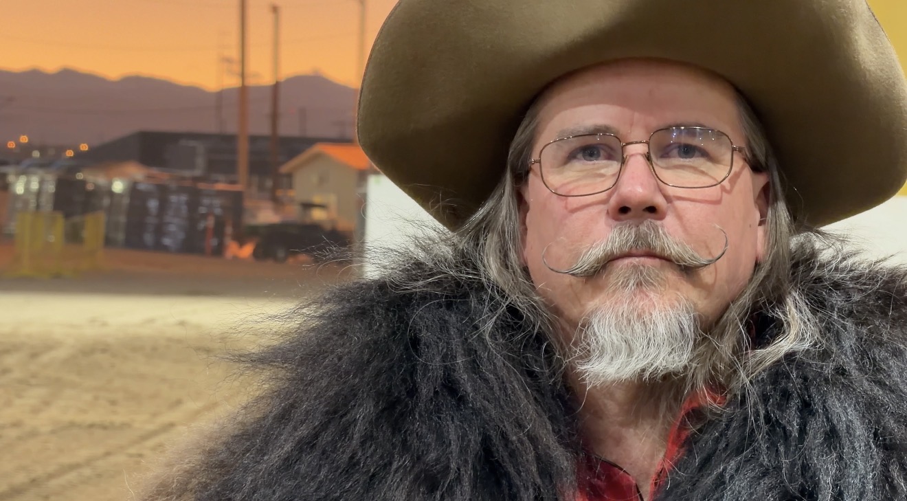 Buffalo Bill and an orange sunset