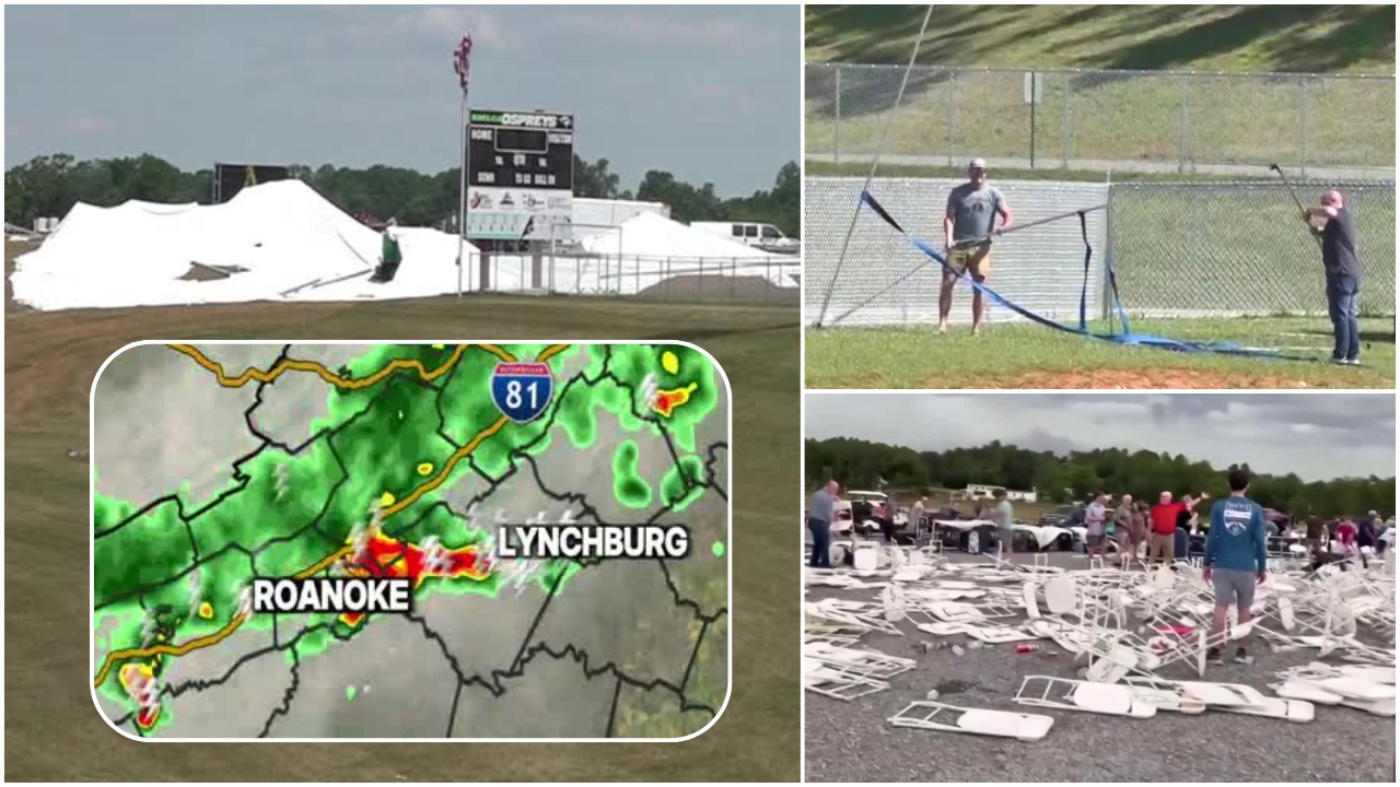 Outflow winds Deadly Virginia Church Tent Collapse 