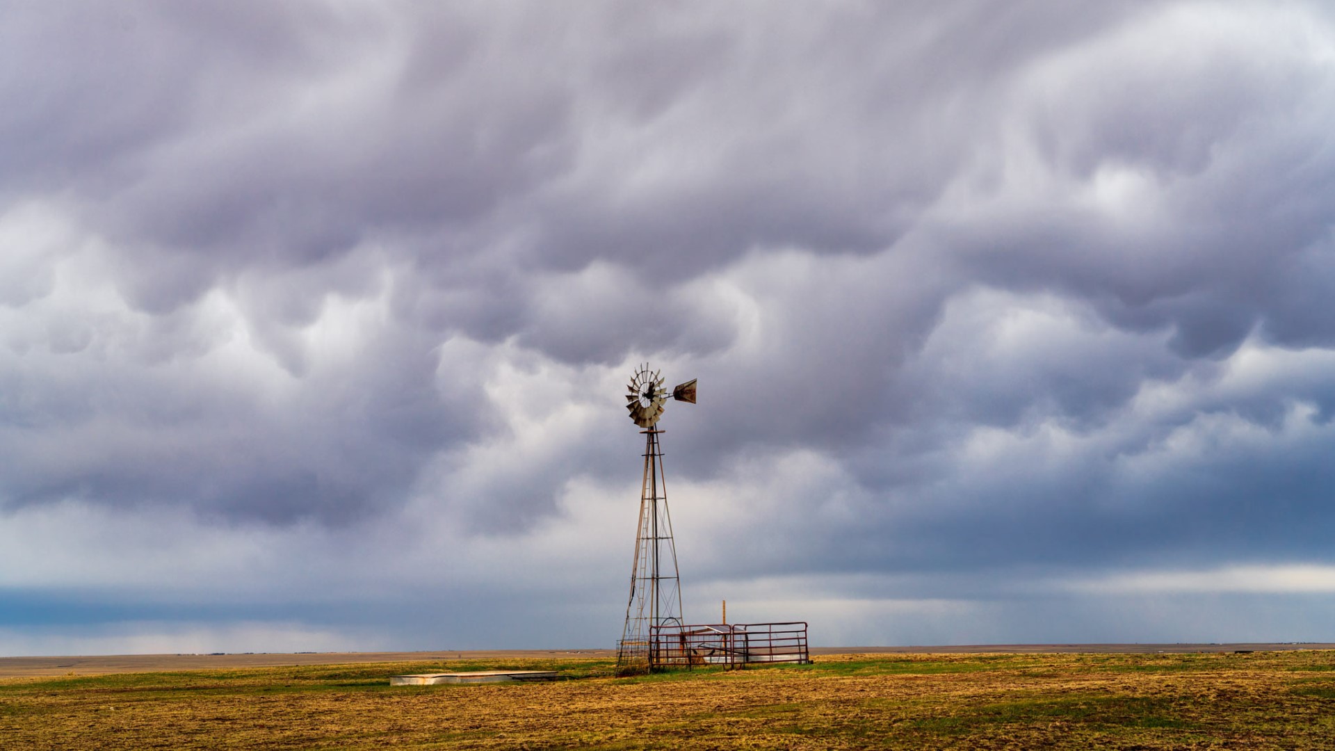 Storm clouds over El Paso County