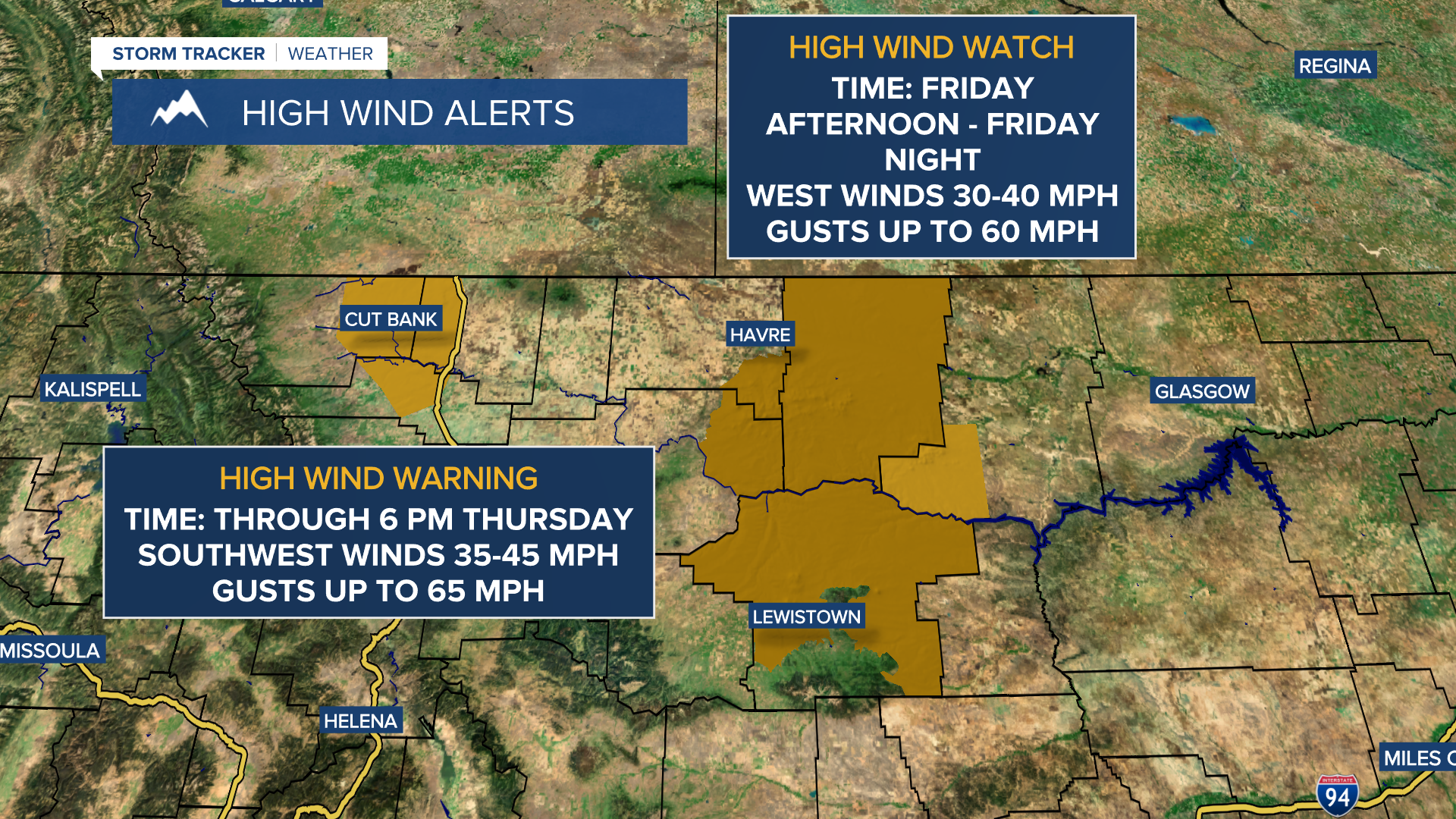 High Wind Alerts
