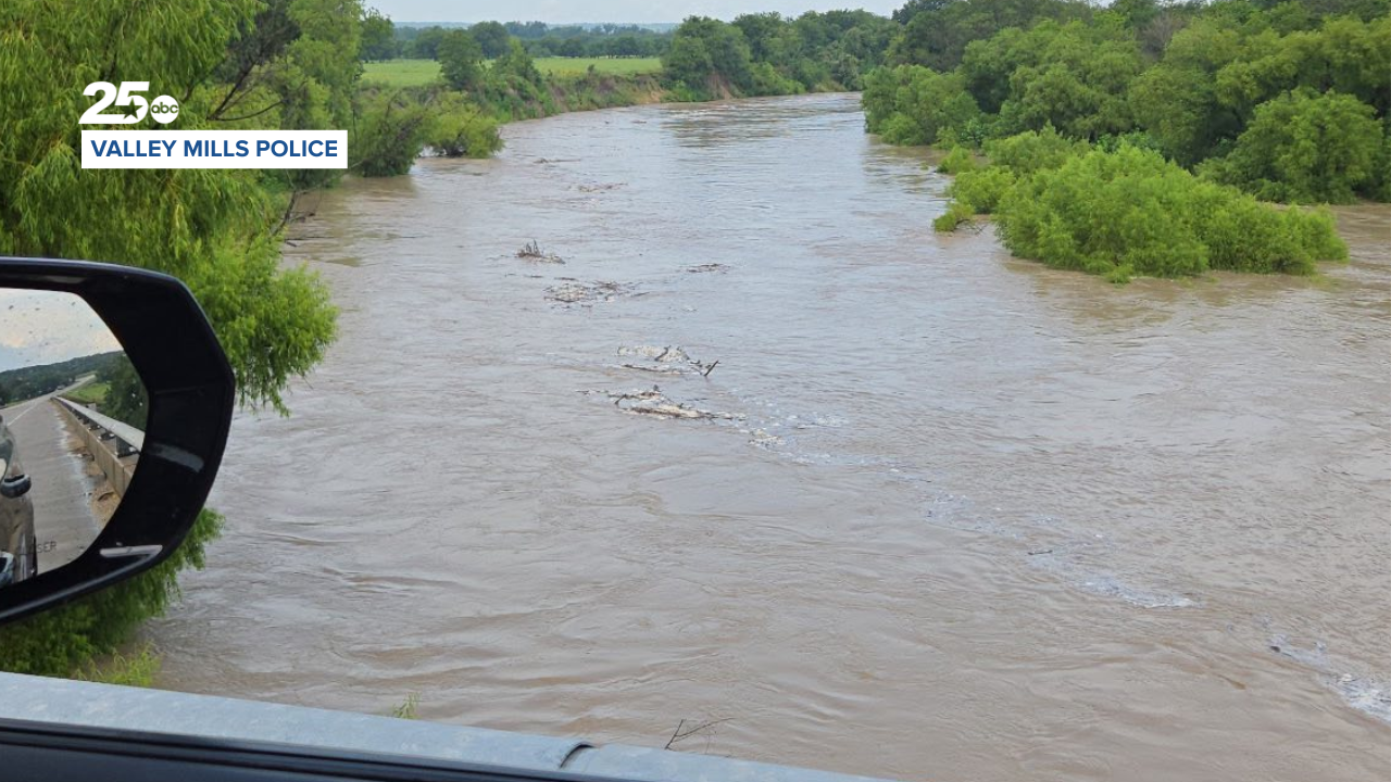 High Bosque River water  levels