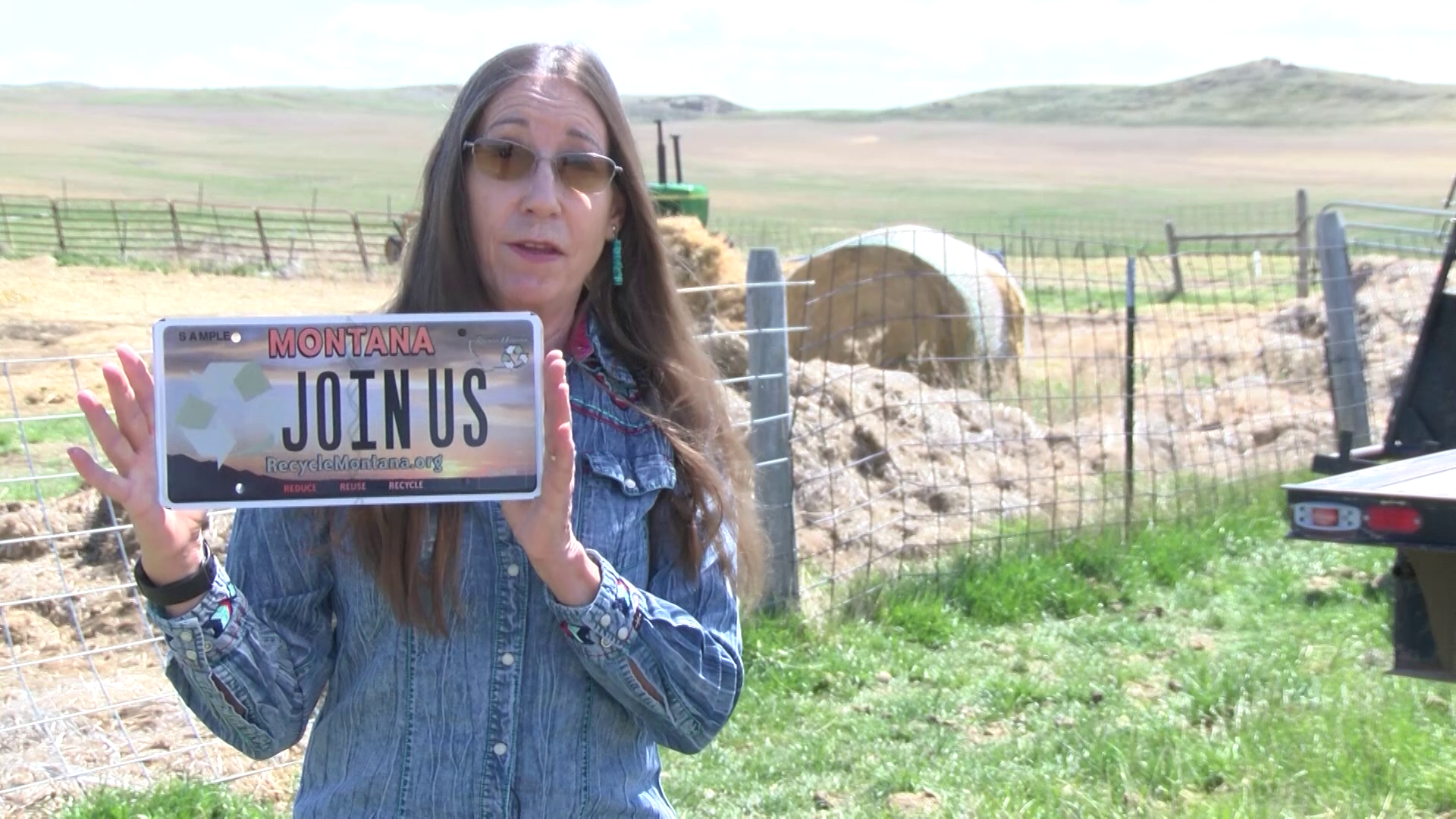 Recycle Montana license plate