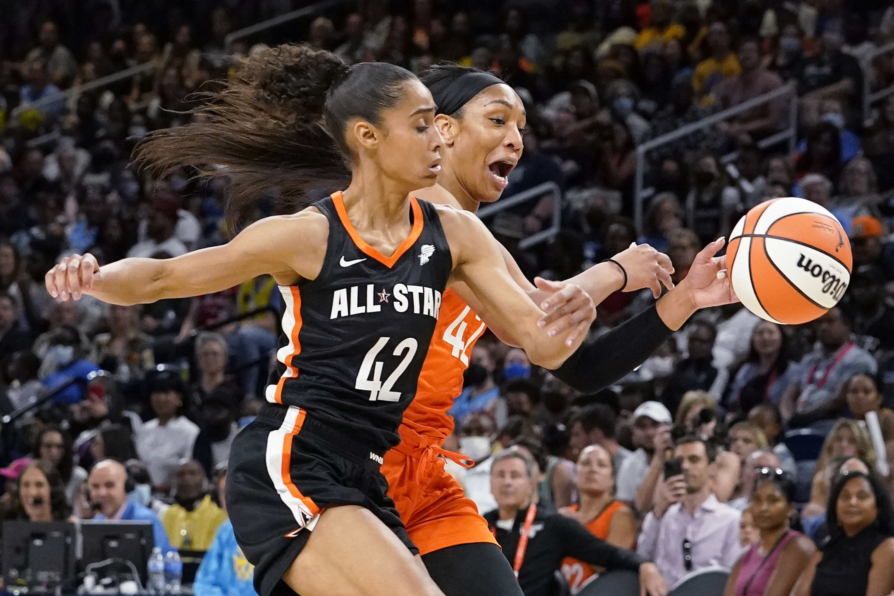 Skylar Diggins-Smith, A’ja Wilson WNBA All-Star Basketball