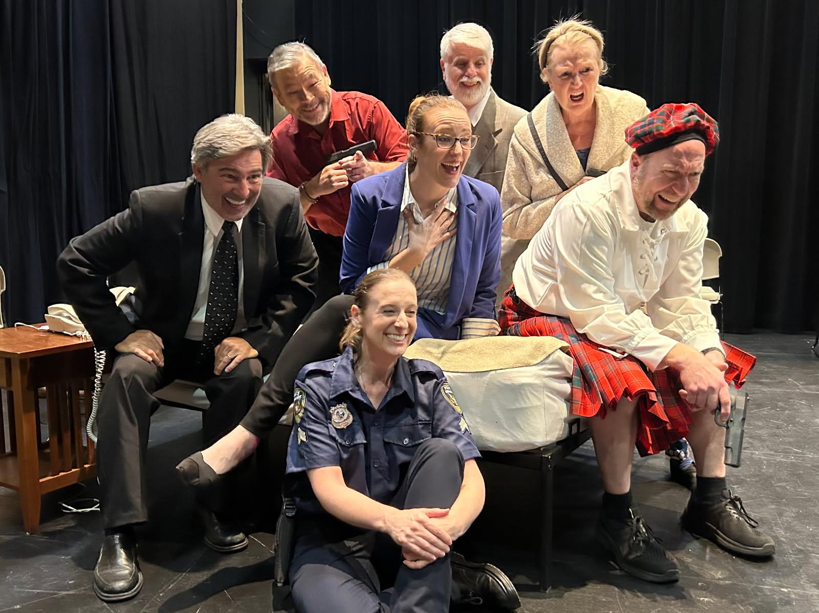Local theater troupe brings high-energy comedy “Unnecessary Farce” to Green Valley