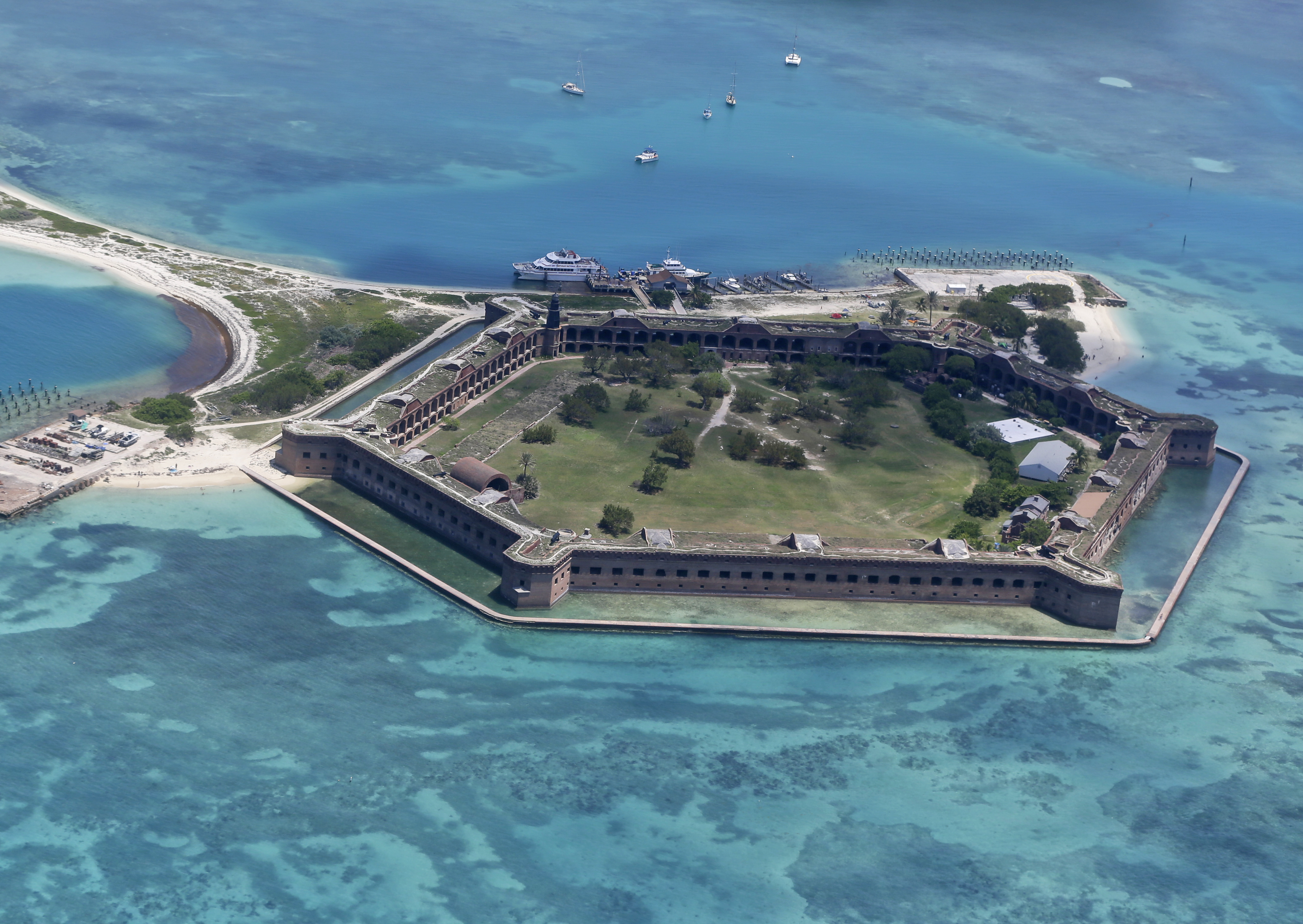 Fort Jefferson at Dry Tortugas in 2015