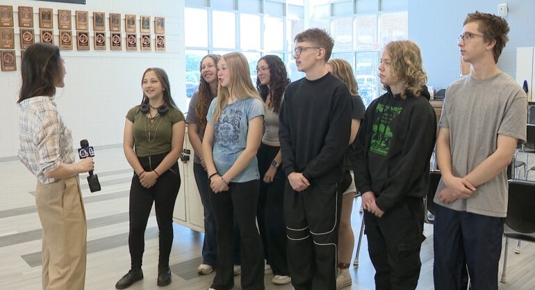 Mr. P's band students sing his praises