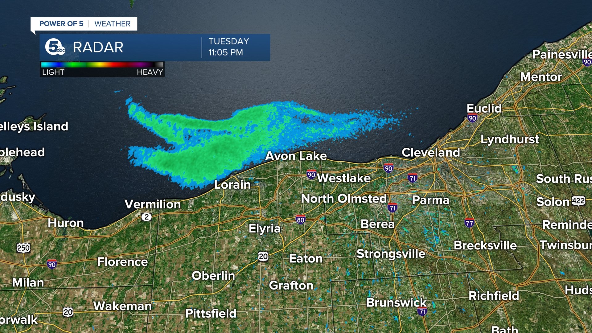 Millions of mayflies show up on the Power of 5 radar