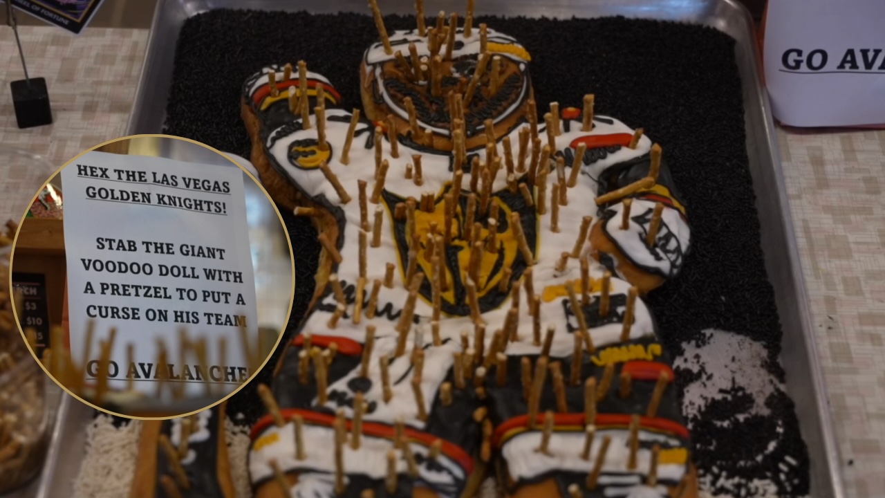 ‘Hexing’ the VGK? Denver donut shop leans into Vegas’ villain reputation for WCF