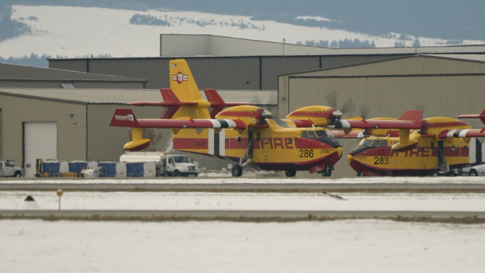 Super Scooper aircraft