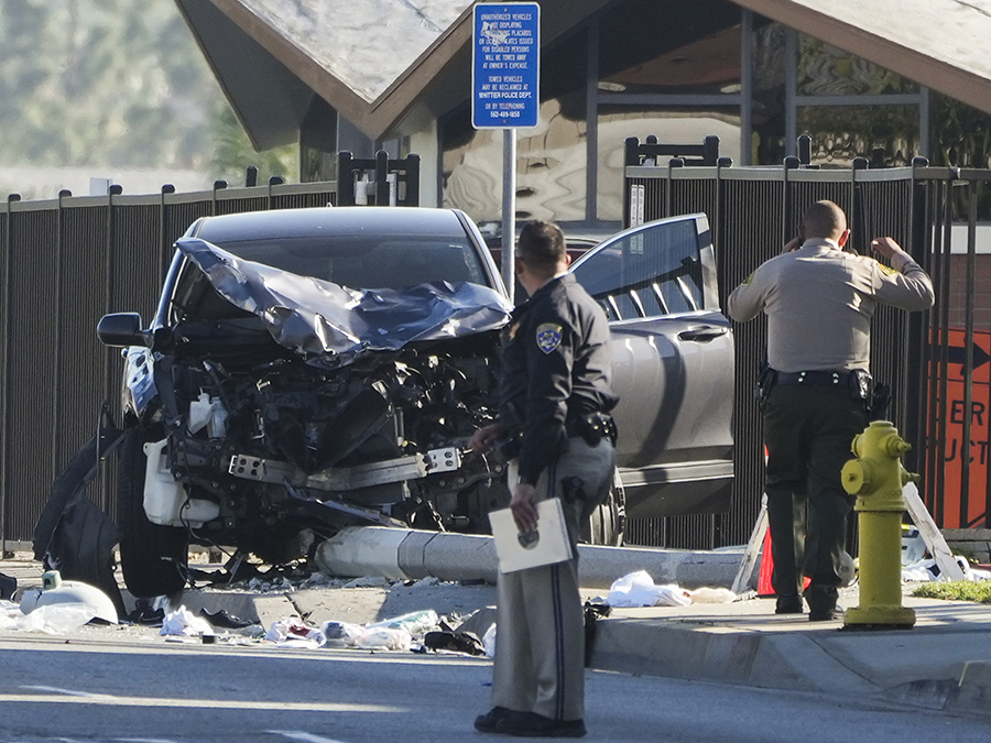 California Sheriff's Recruits Struck whittier los angeles
