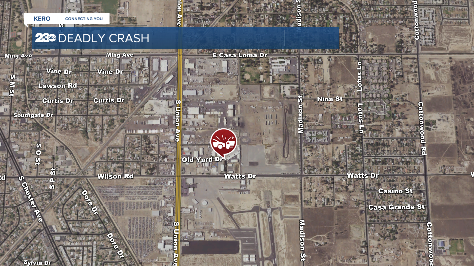 Old Yard Drive Fatal Crash, Bakersfield