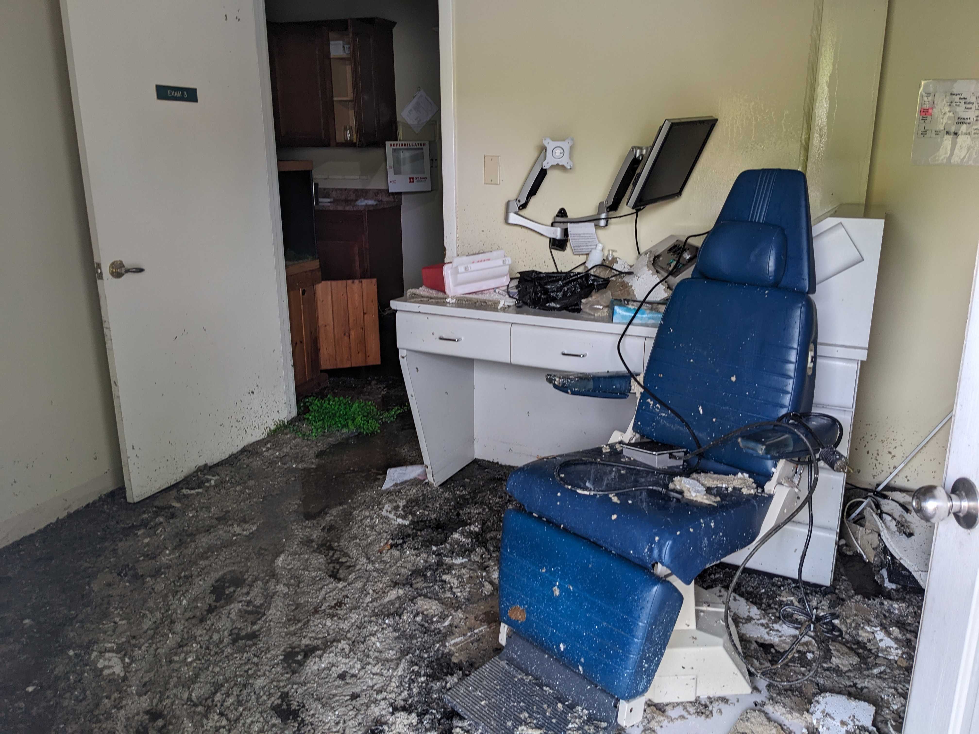 Huffman and Huffman eye surgery total loss after lightning strike starts fire