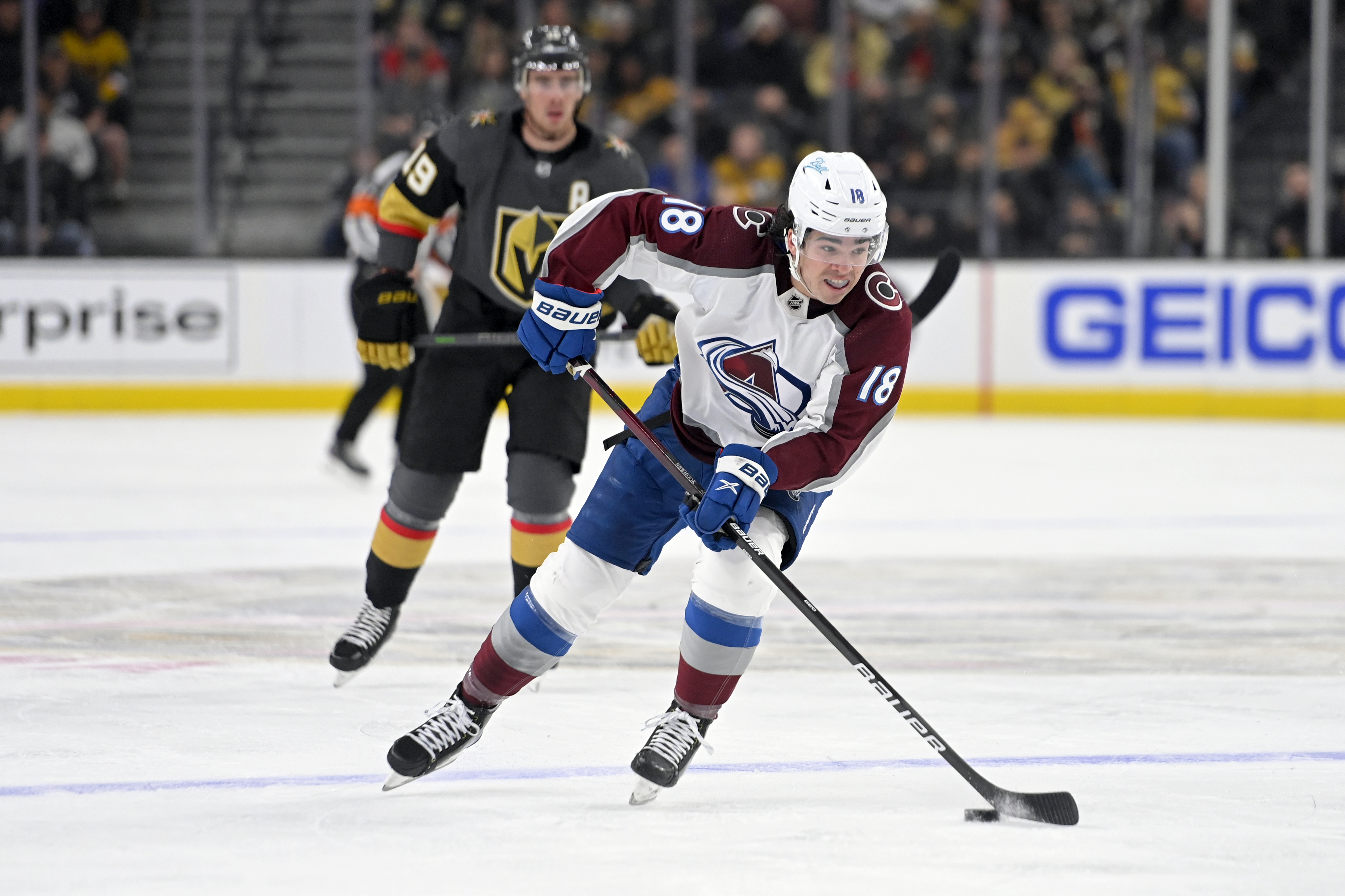 Avalanche Golden Knights Hockey