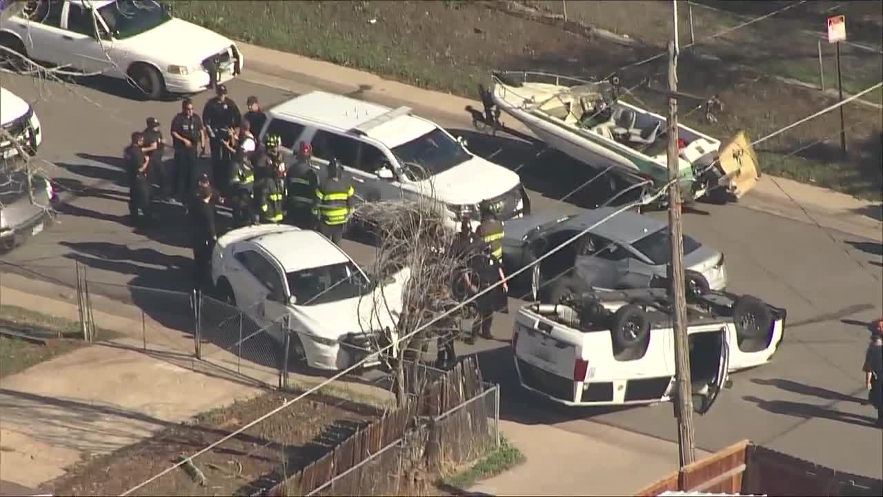 denver police rollover 