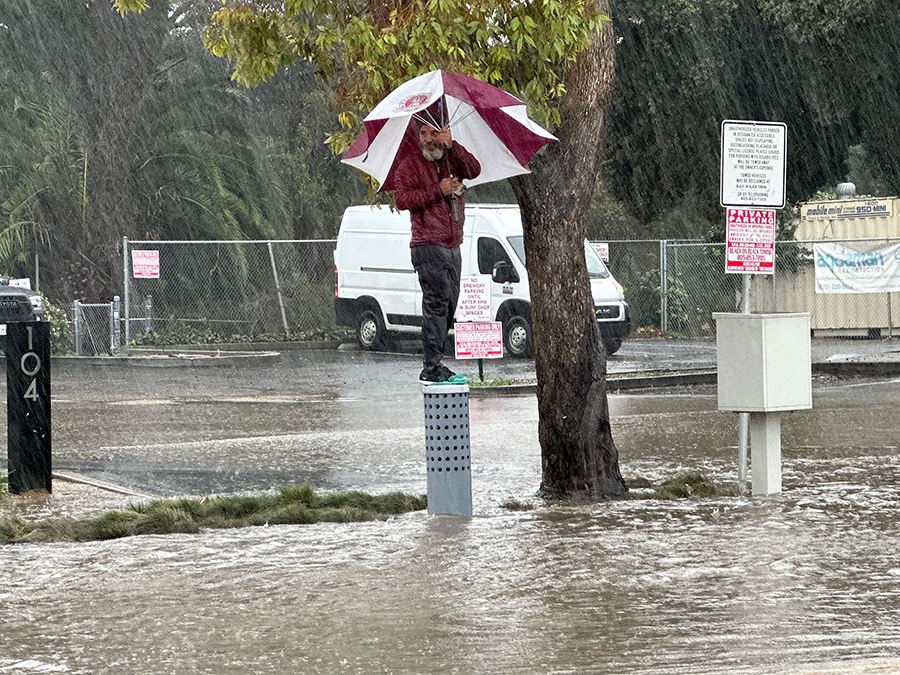 California Storms ventura county umbrella