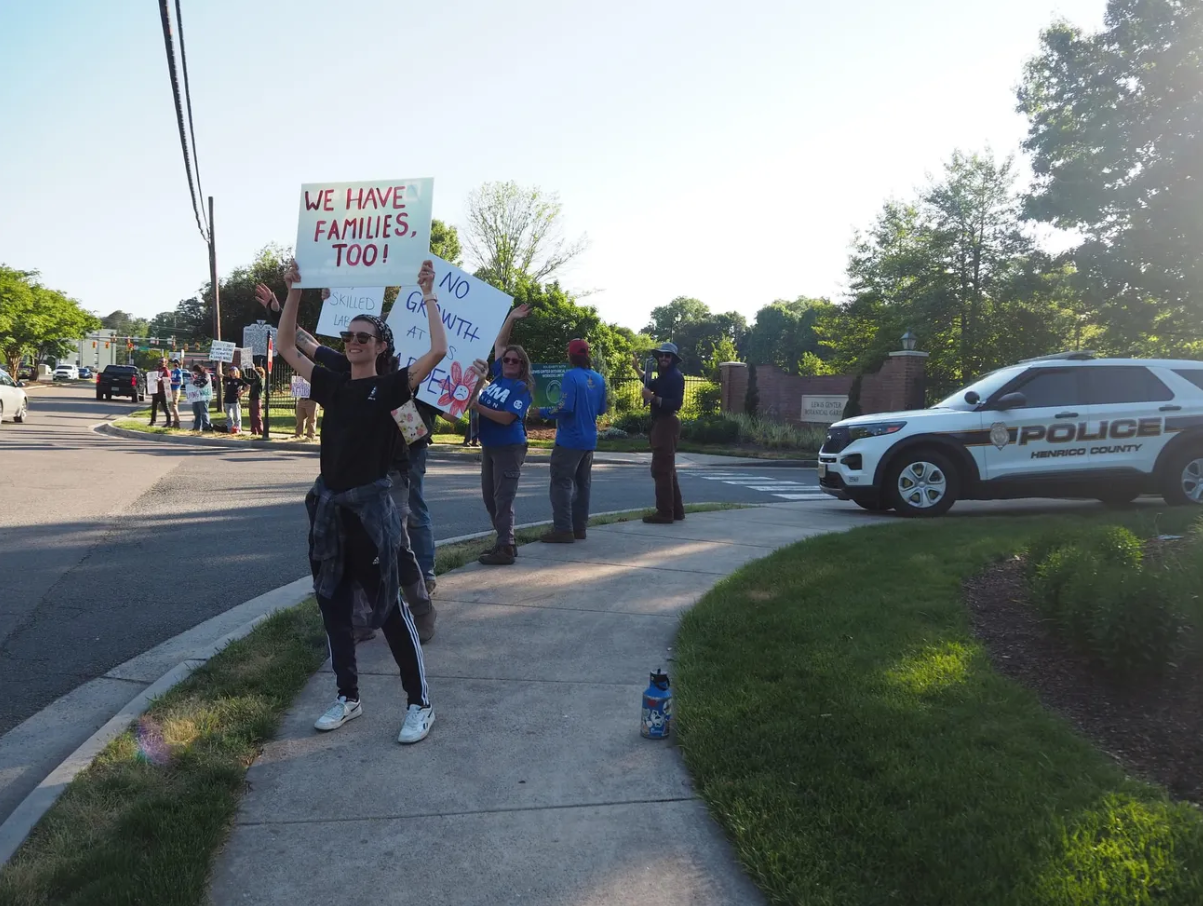 Lewis Ginter Protest