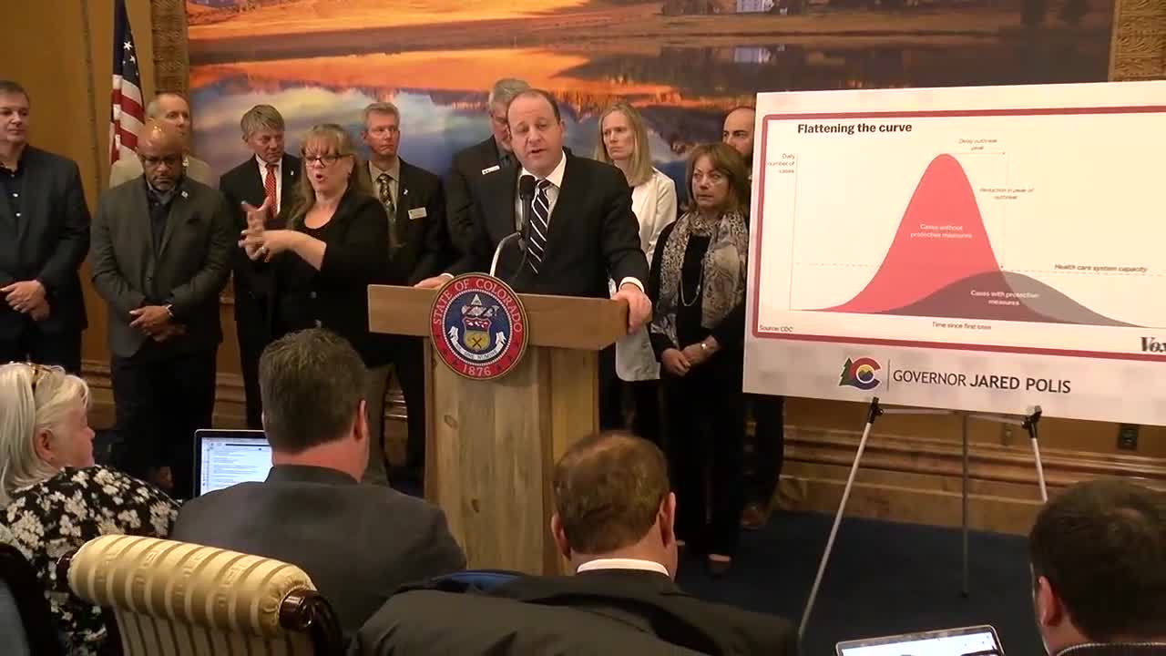 jared polis coronavirus march 13 press conference