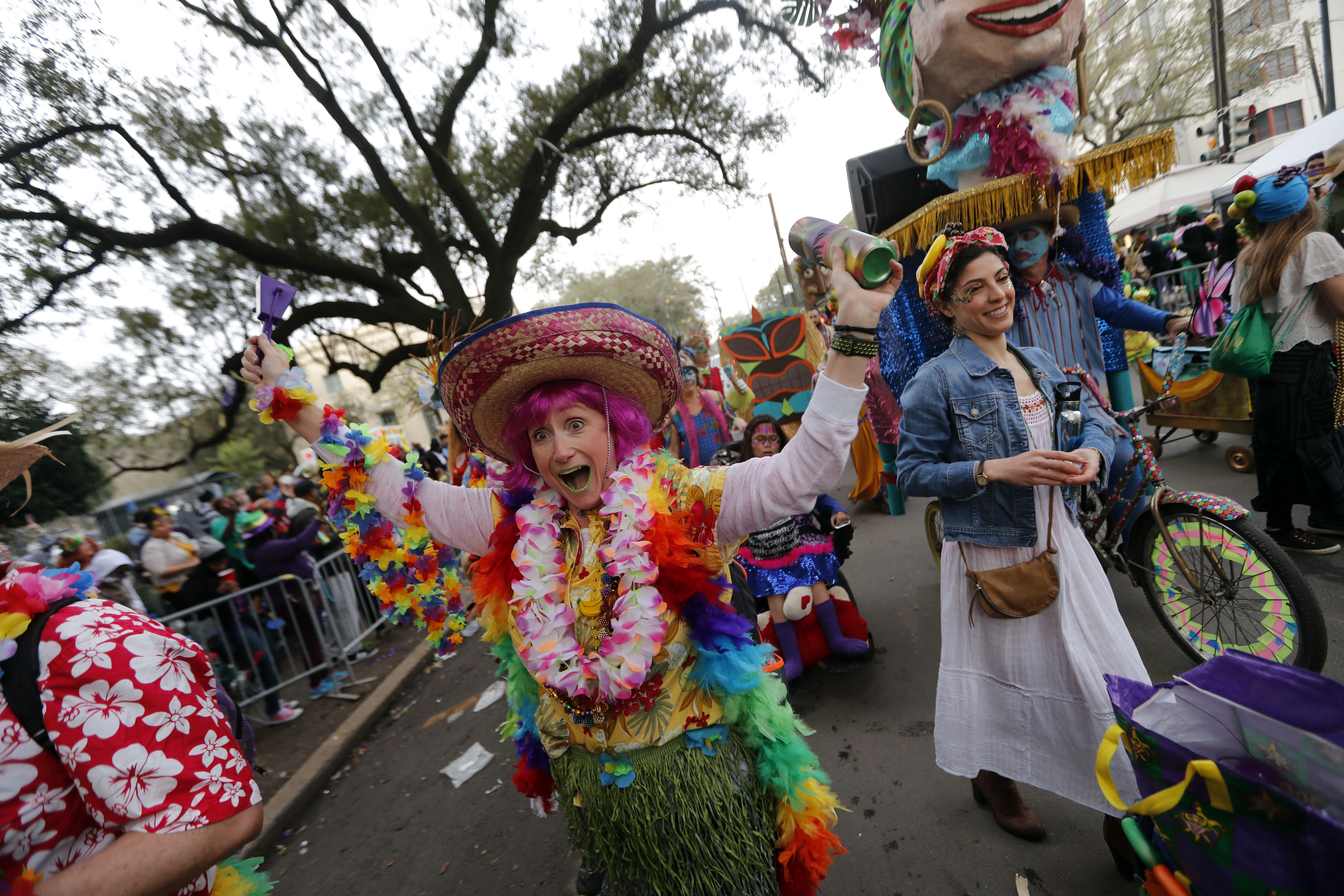 Virus Outbreak Mardi Gras