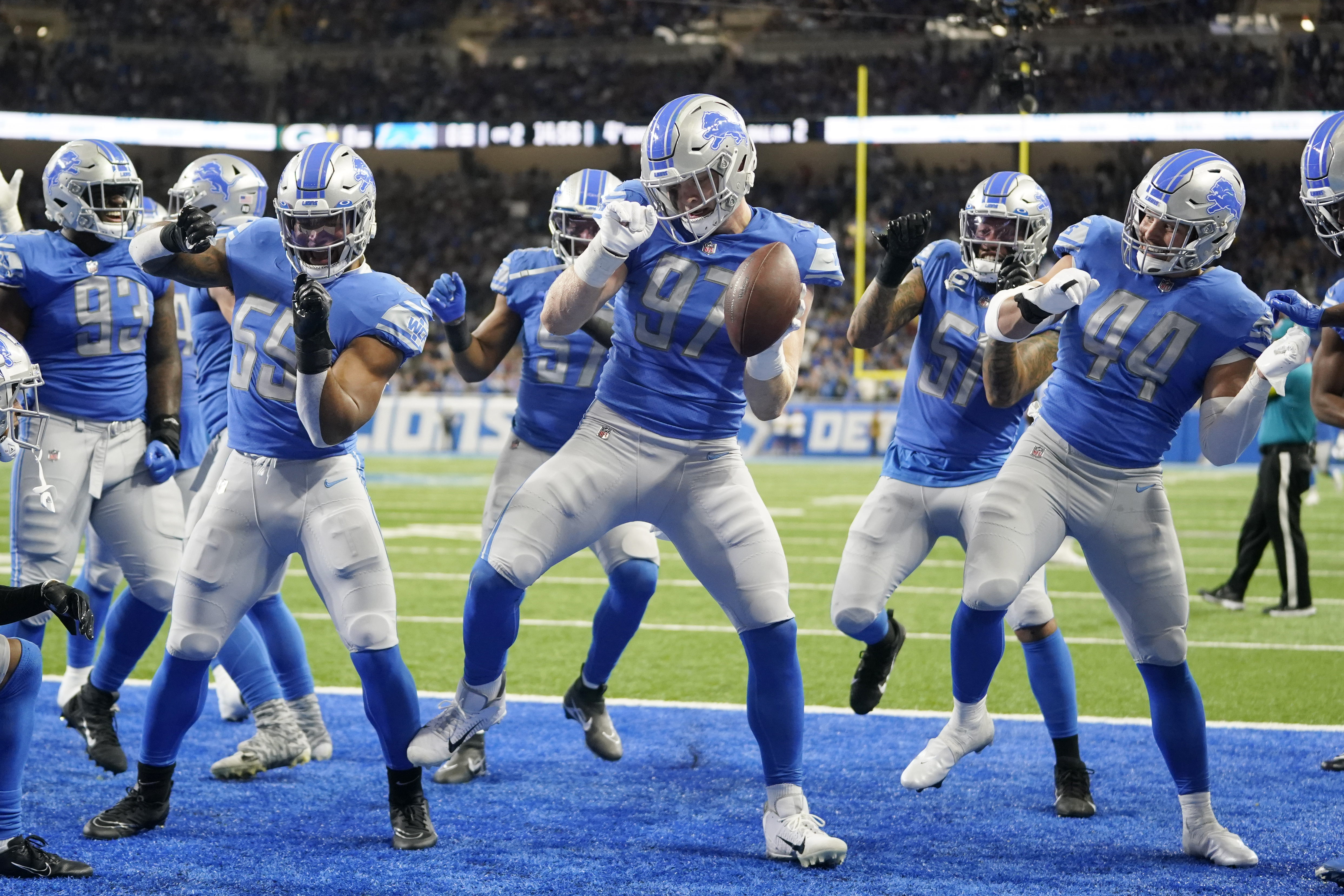 APTOPIX Packers Lions Football