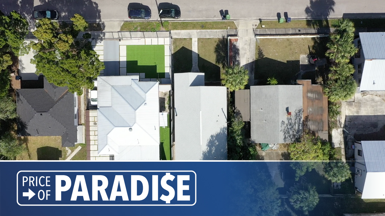 Rooves in Ybor City.