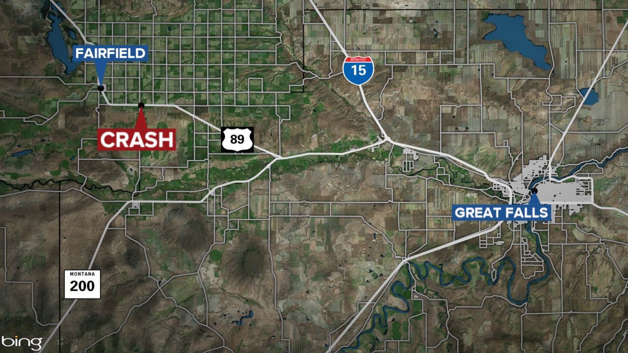 Great Falls man dies in crash near Fairfield