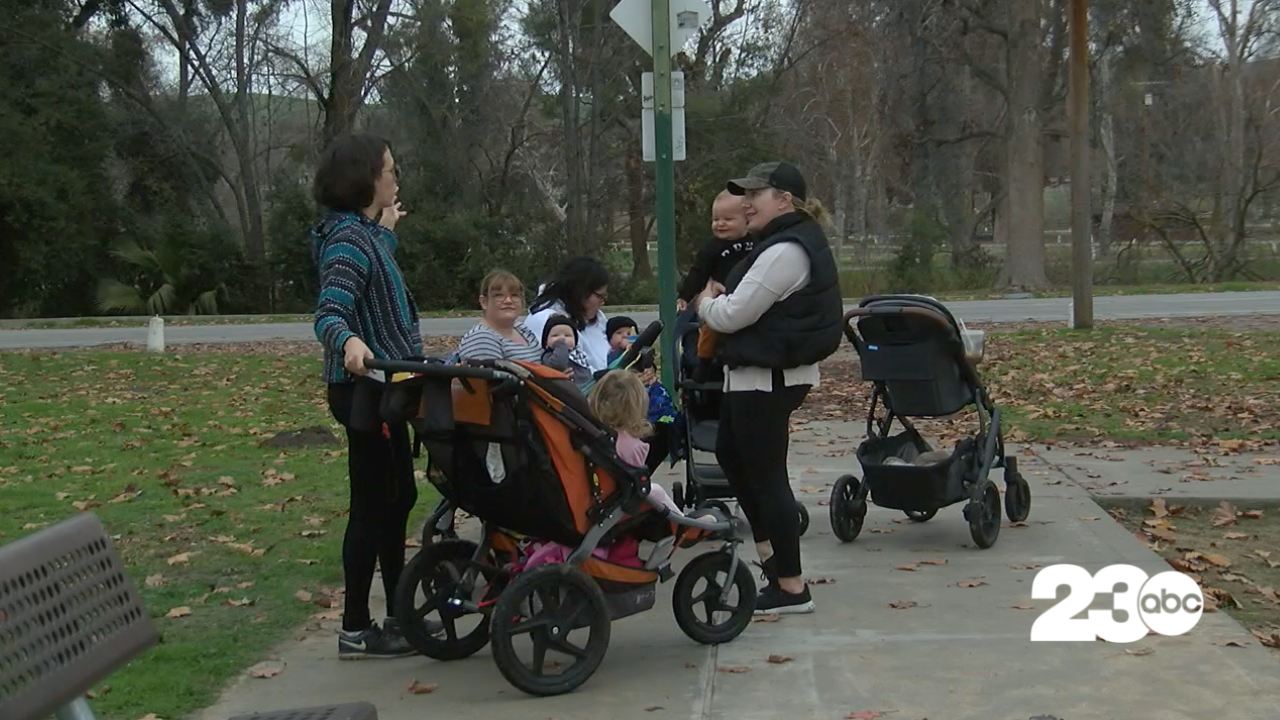 Mothers Talking in Park