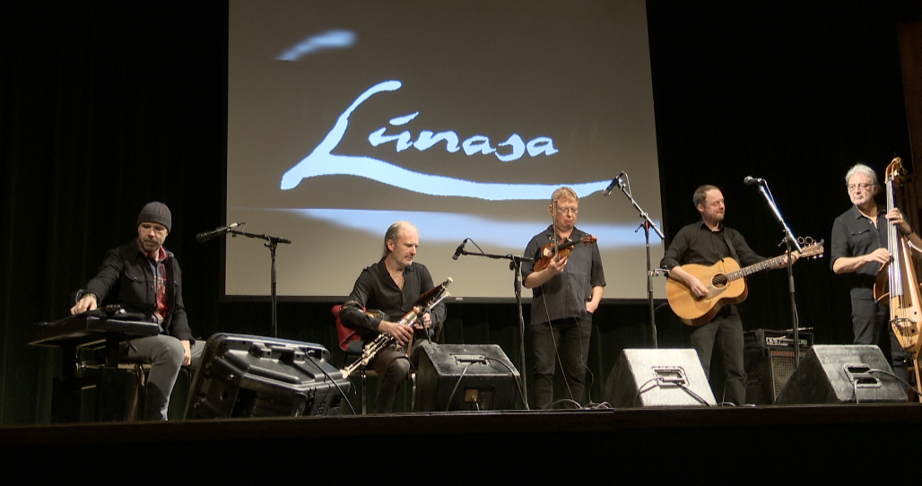 Lunasa performing at the UM Recital Hall, Missoula
