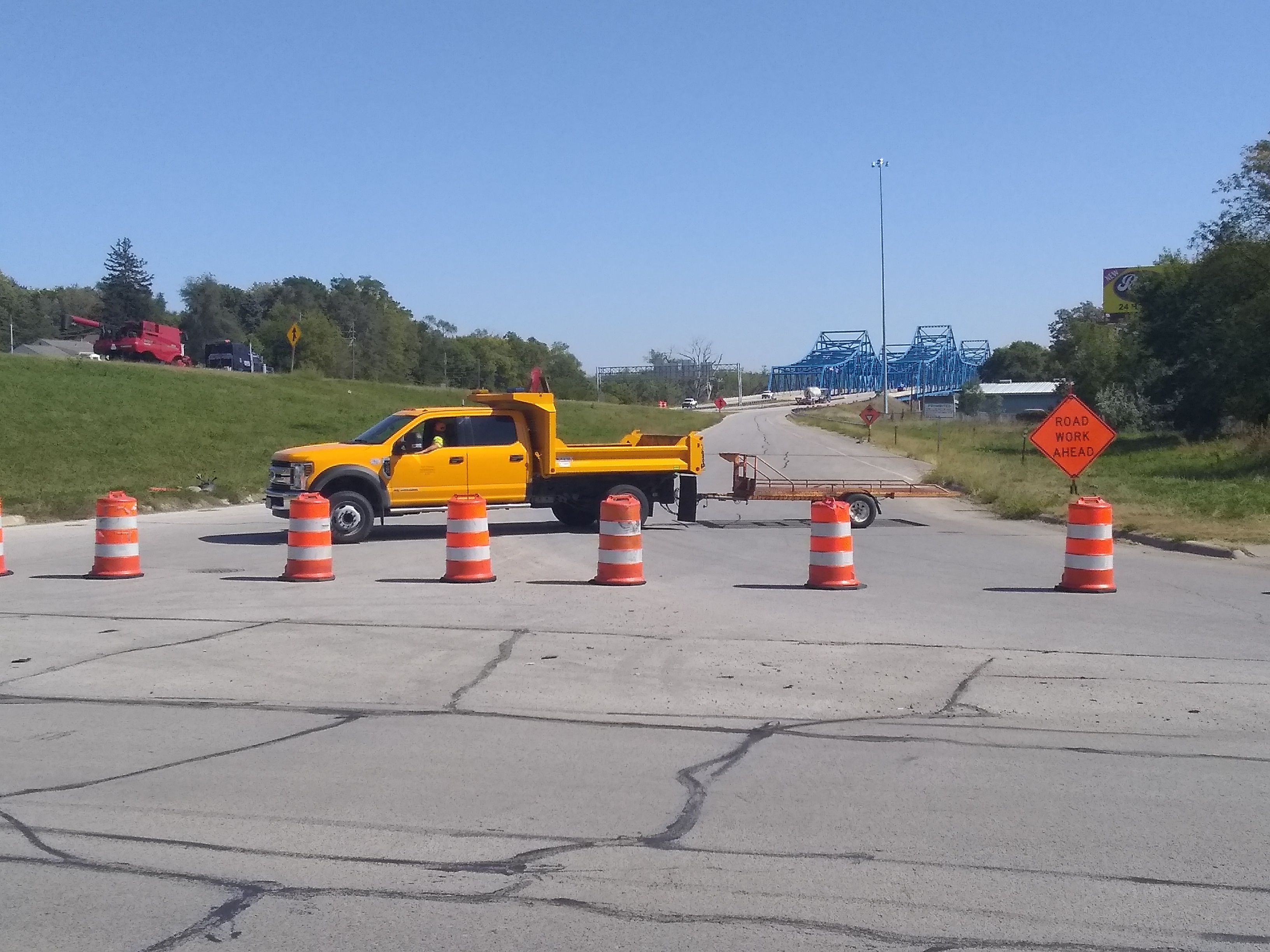 Accident near Mormon Bridge