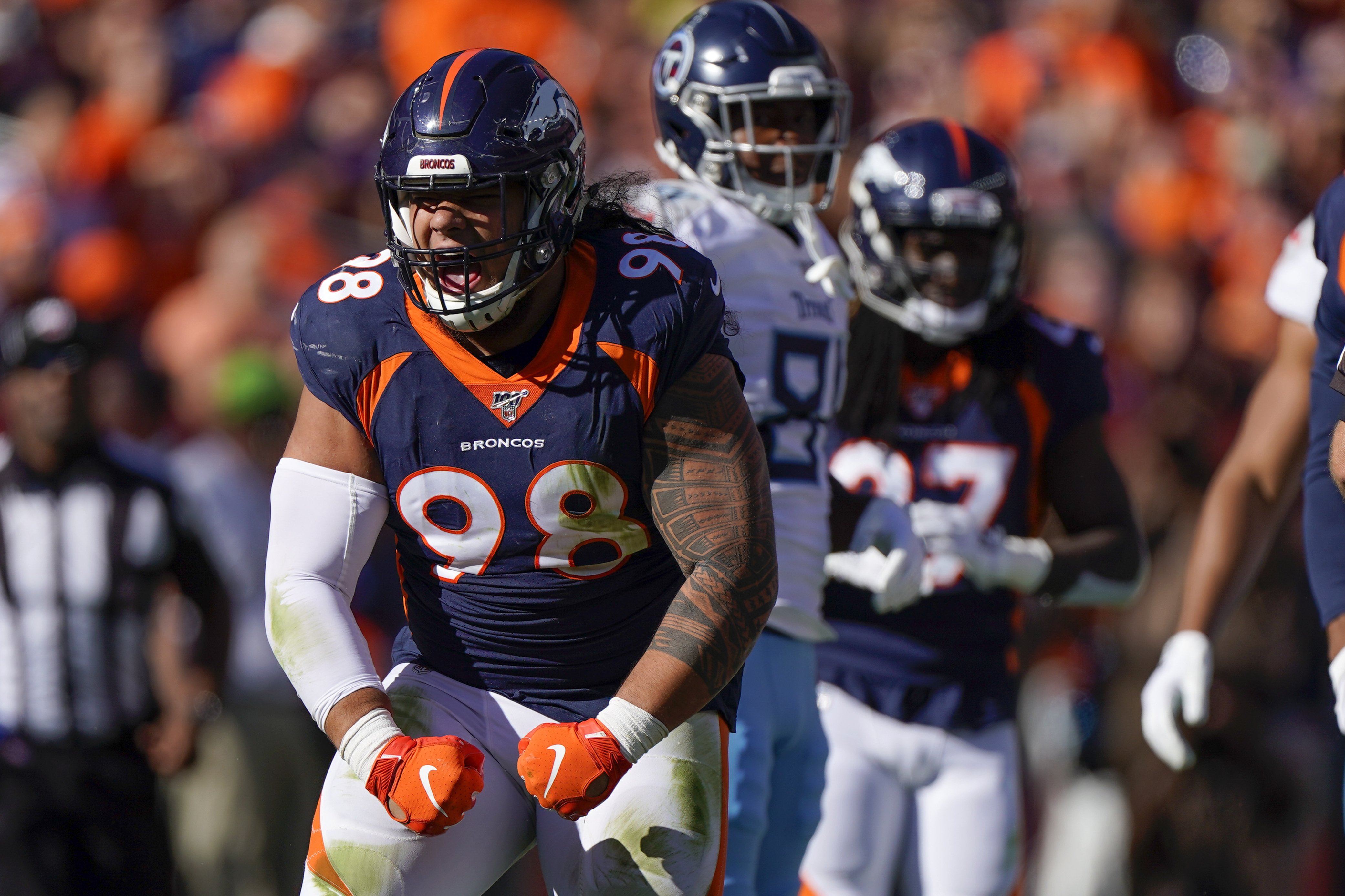 Titans Broncos Football