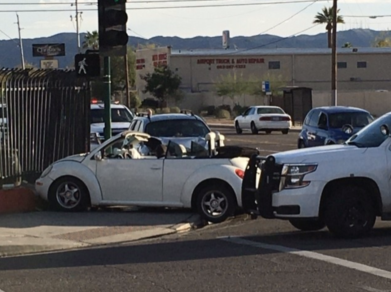 32nd Street and Van Buren crash 