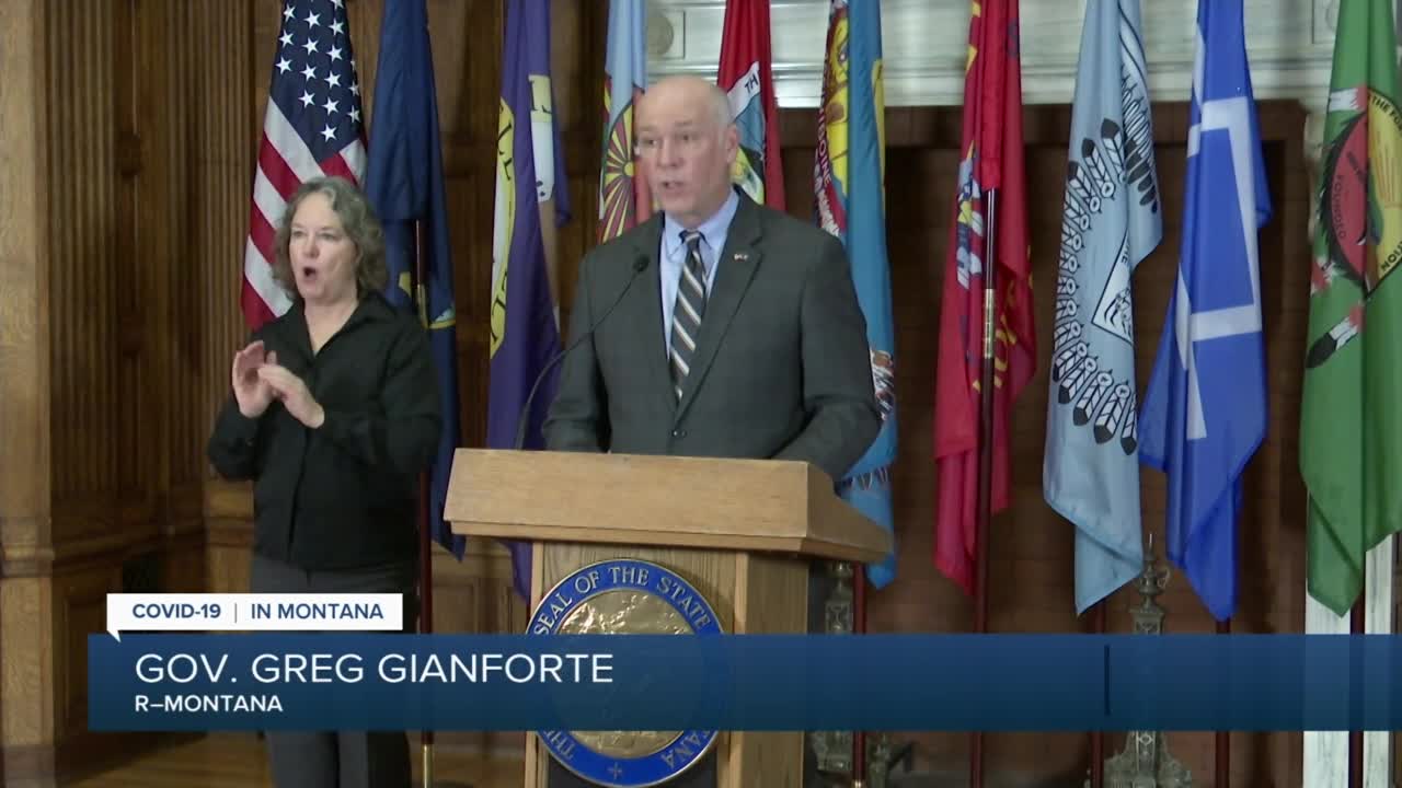 Gianforte rescinds some COVID restrictions 