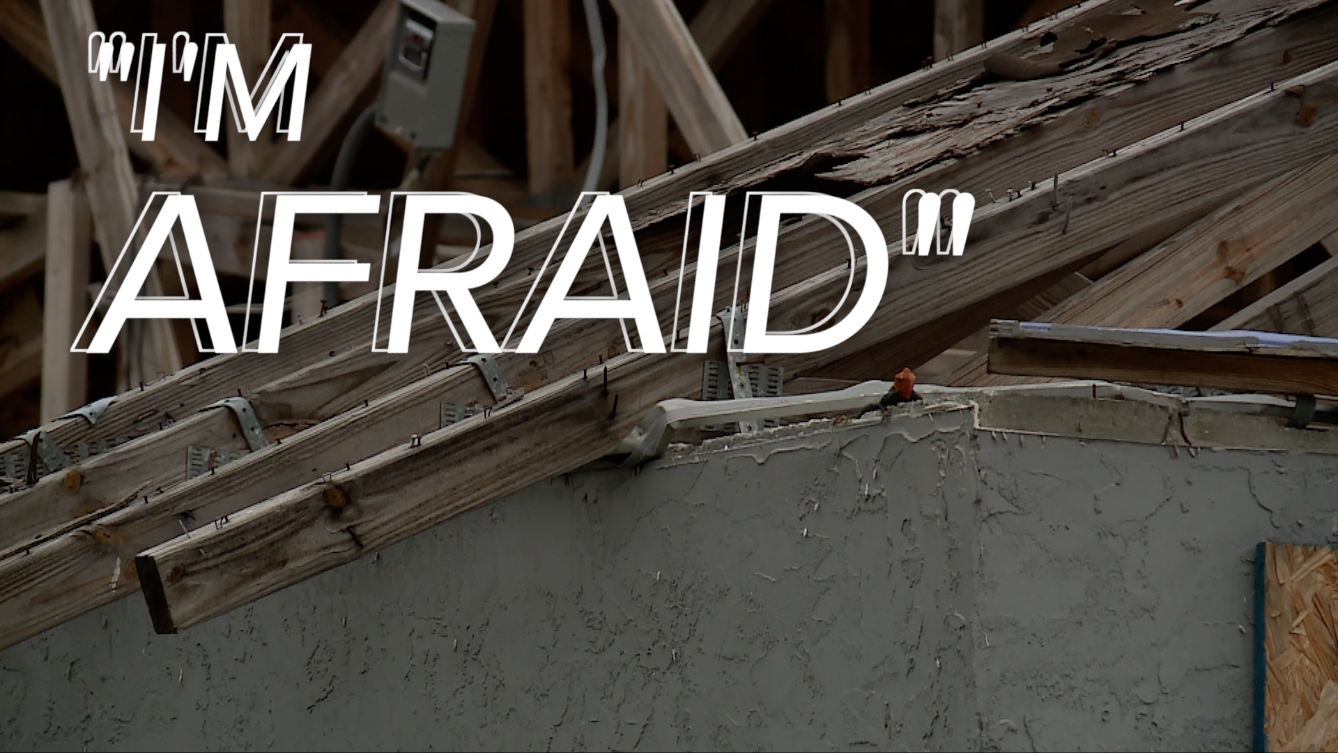 Damaged home in Martin County