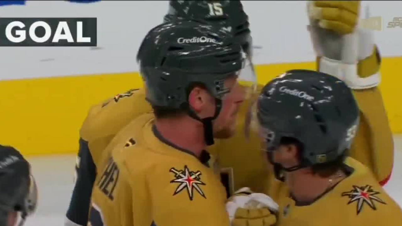 Golden Knights net first preseason win in overtime against Utah Mammoth