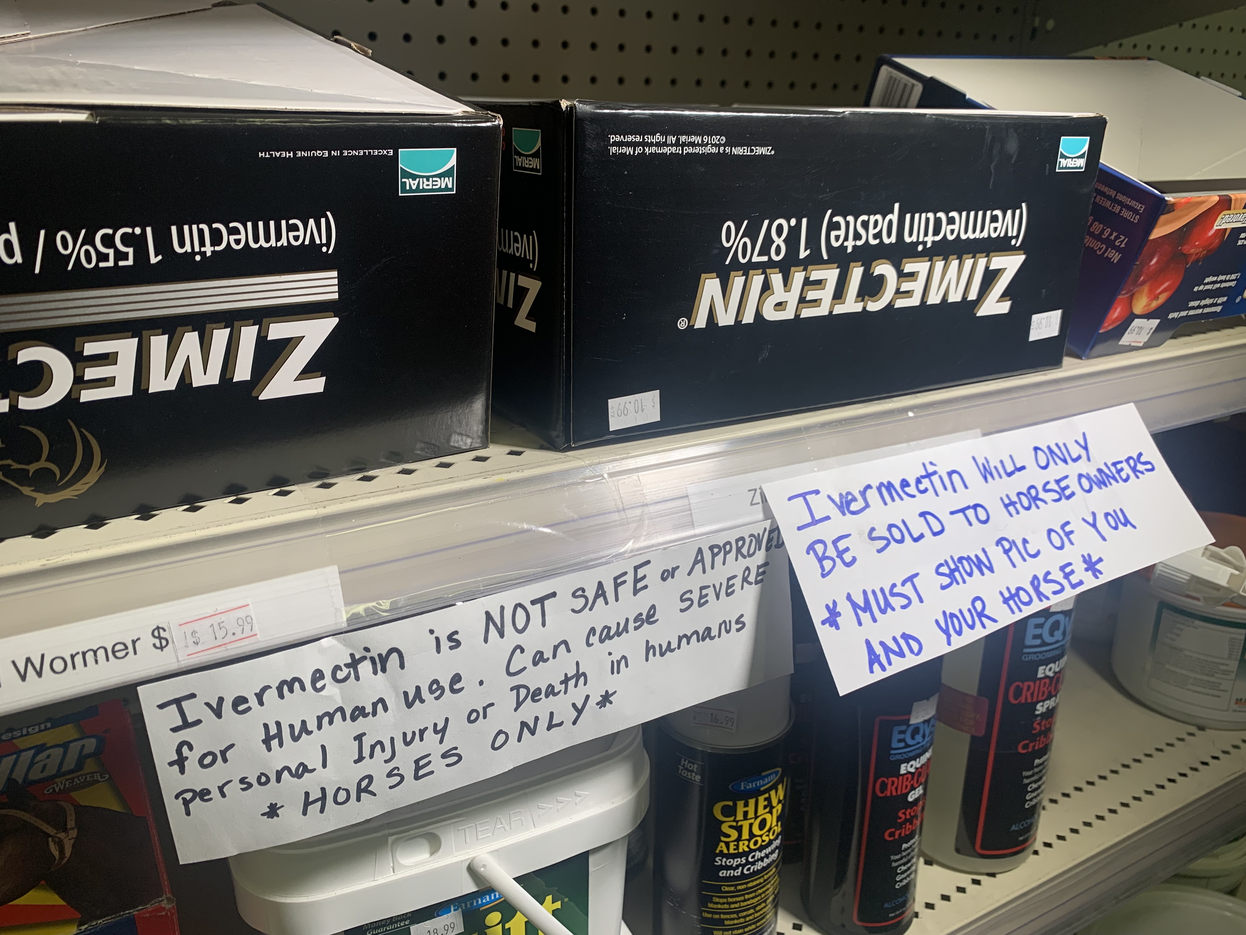 Las Vegas feed store sells out of ivermectin, blames customers trying to treat COVID-19