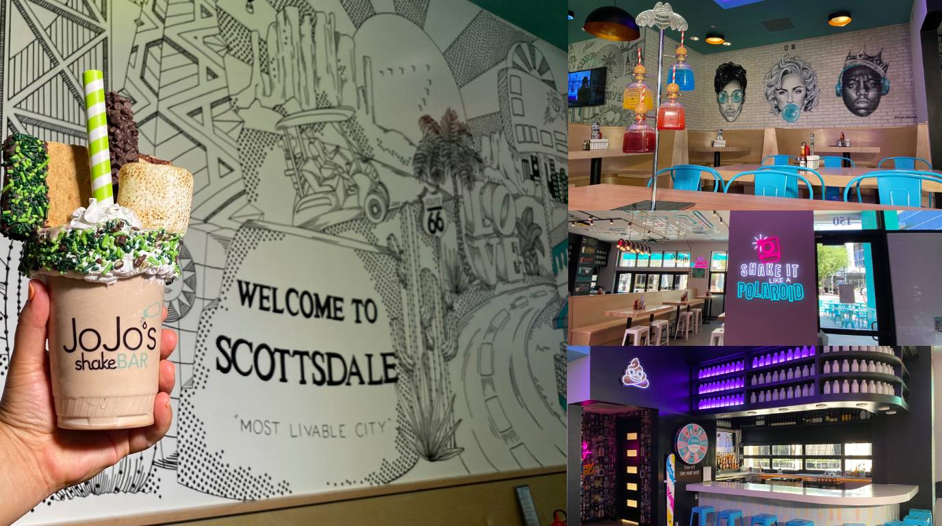First look at JoJo's ShakeBAR in Scottsdale, Arizona. 