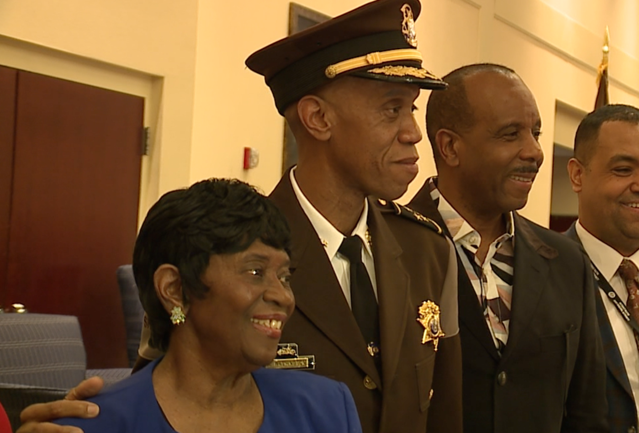 Ray Washington and mother