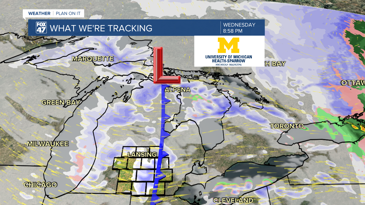 Impactful Winter Weather Moves in Today