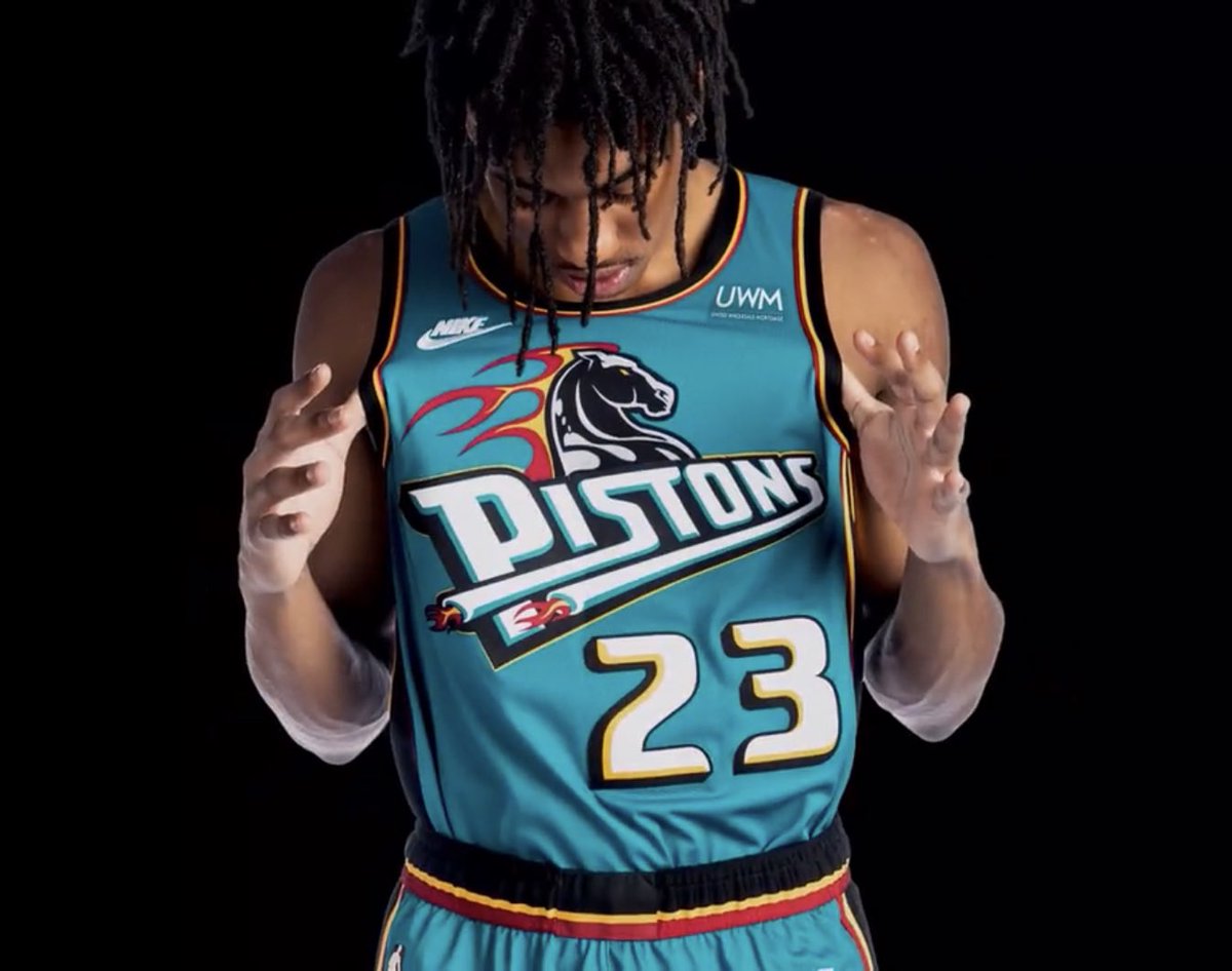 Jaden Ivey teal uniform Pistons