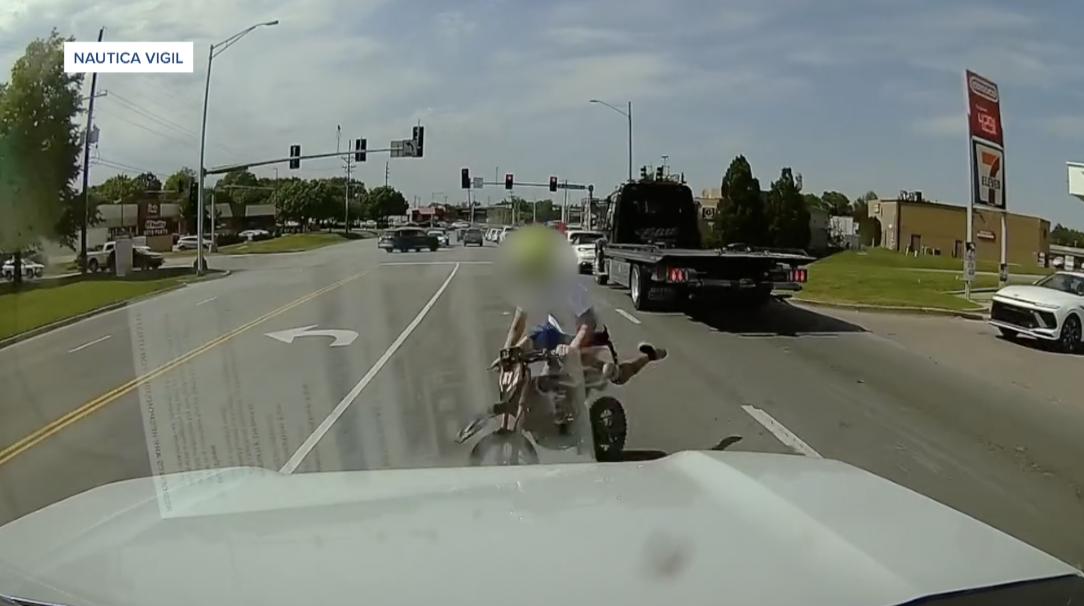 Motorized Bike Close Call