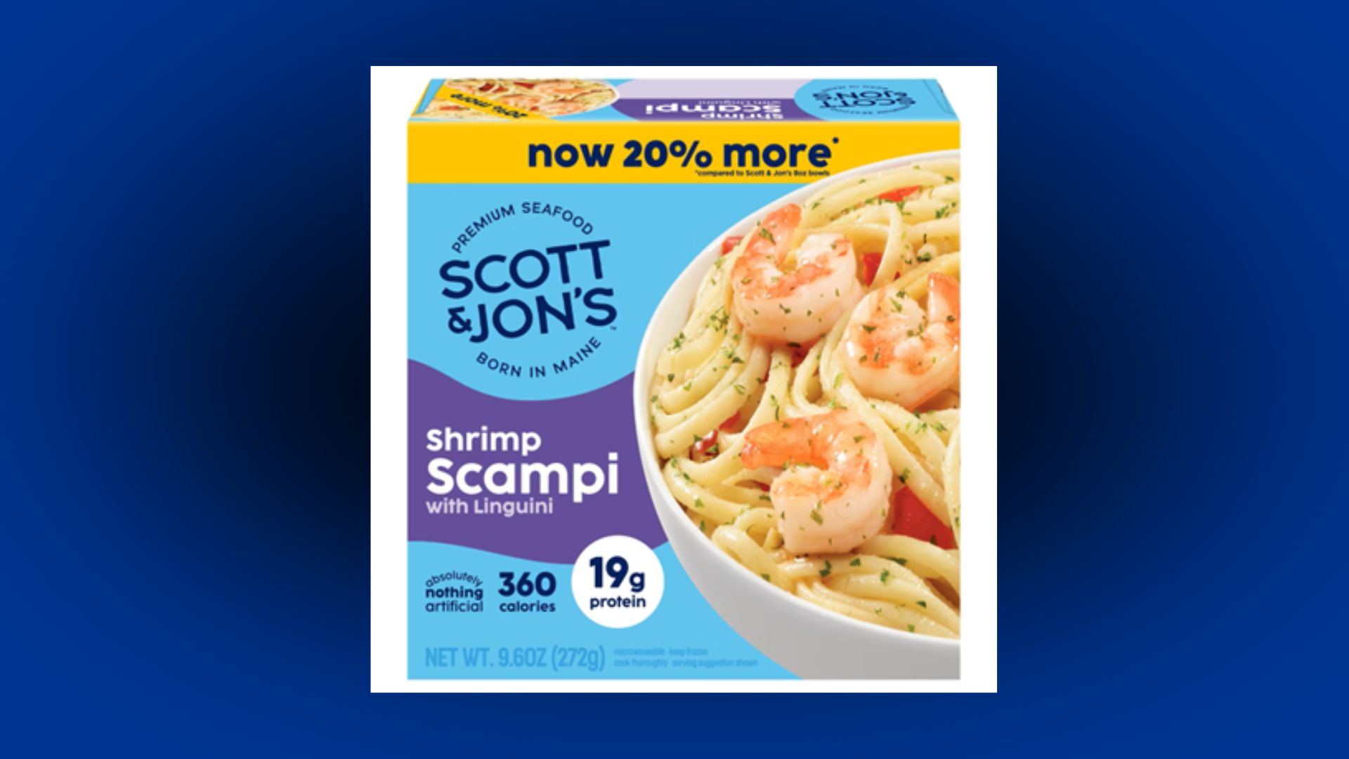 Scott & Jon's shrimp scampi with linguini