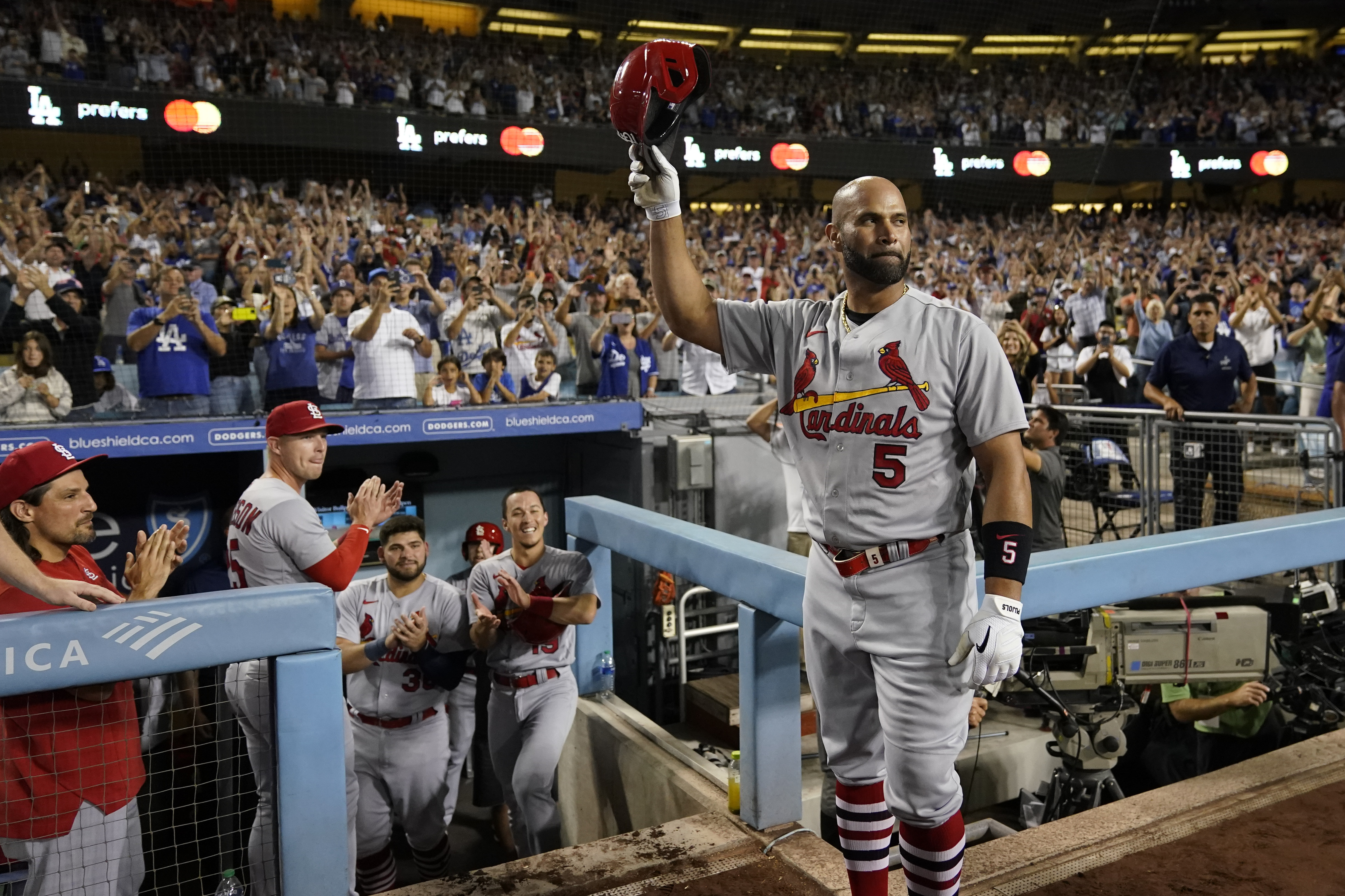 APTOPIX Cardinals Dodgers Baseball