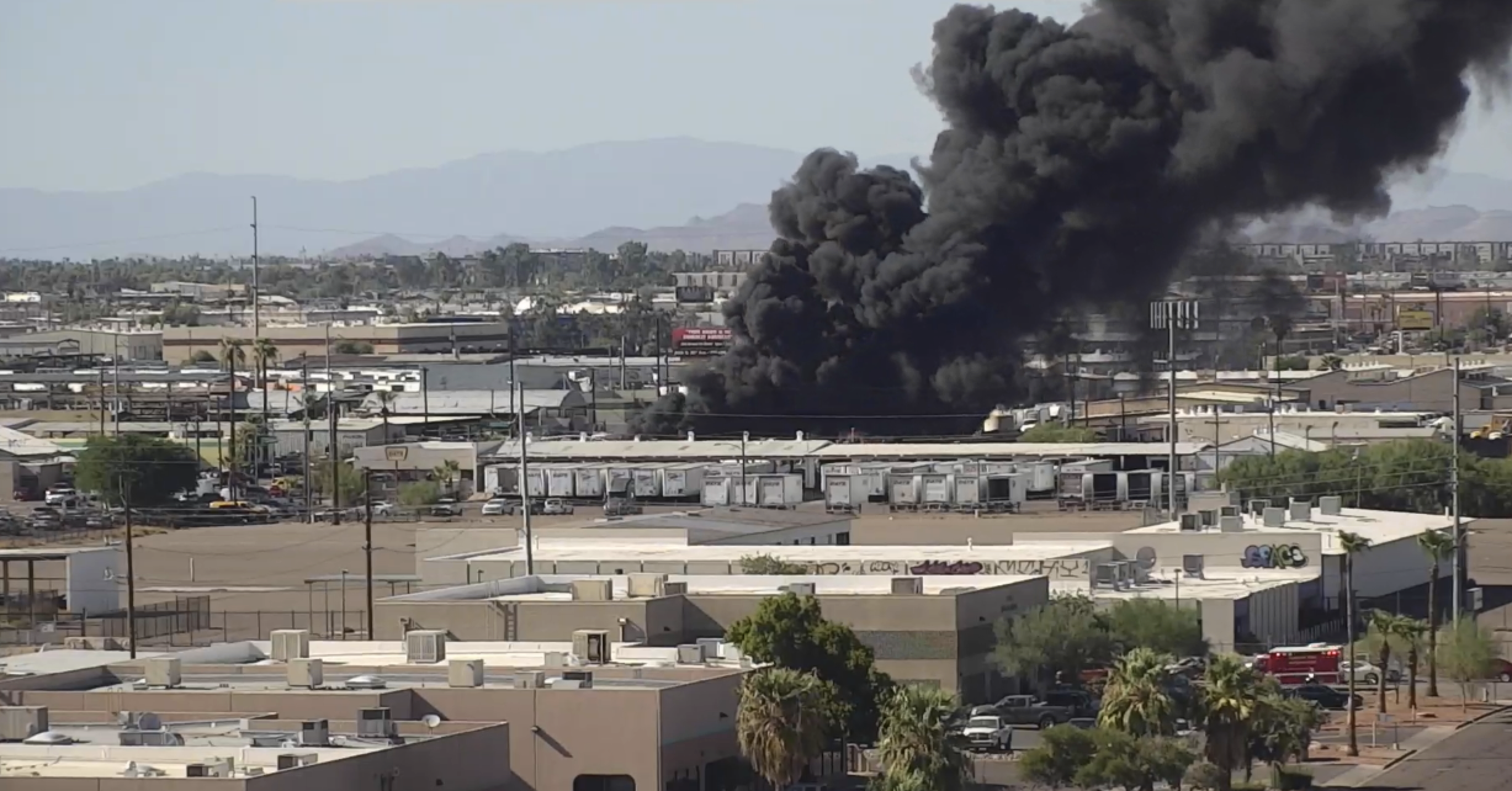 Fire near 27th Avenue and McDowell Road 