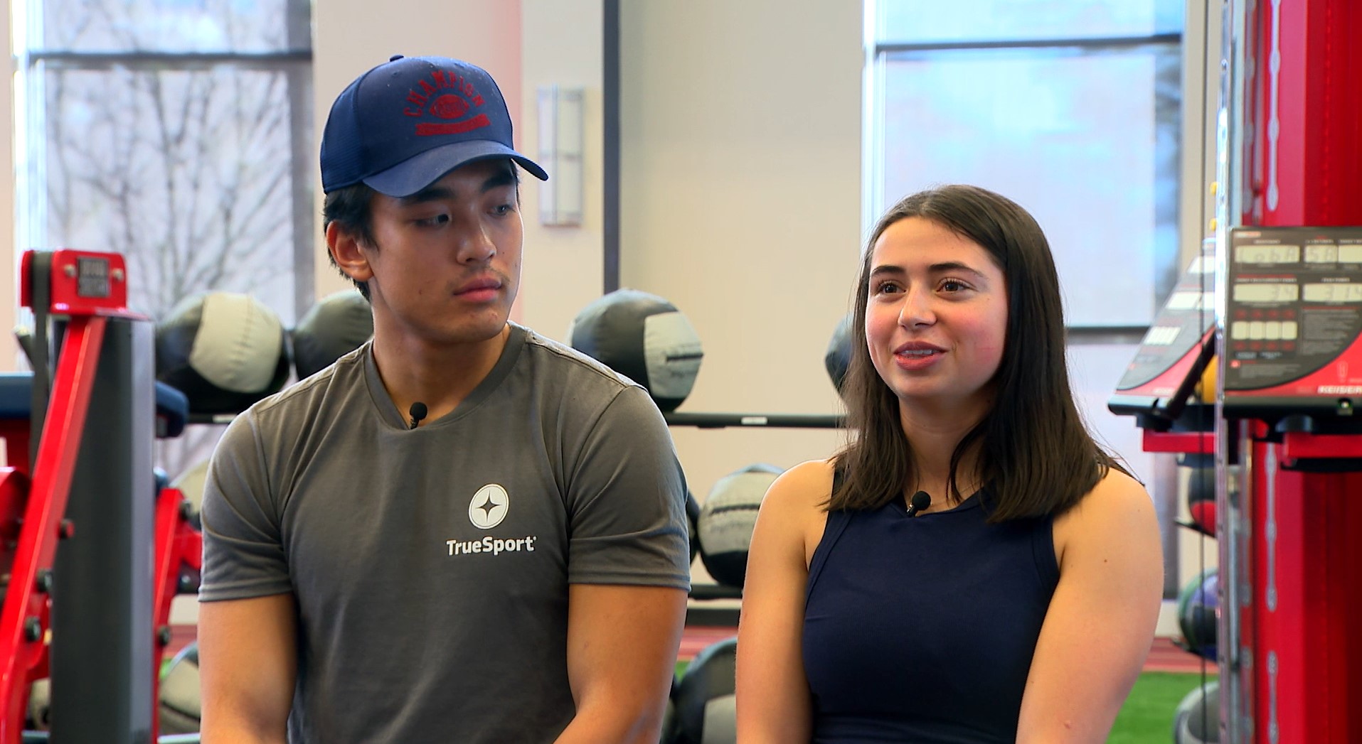 Luke Wang and Olivia Flores