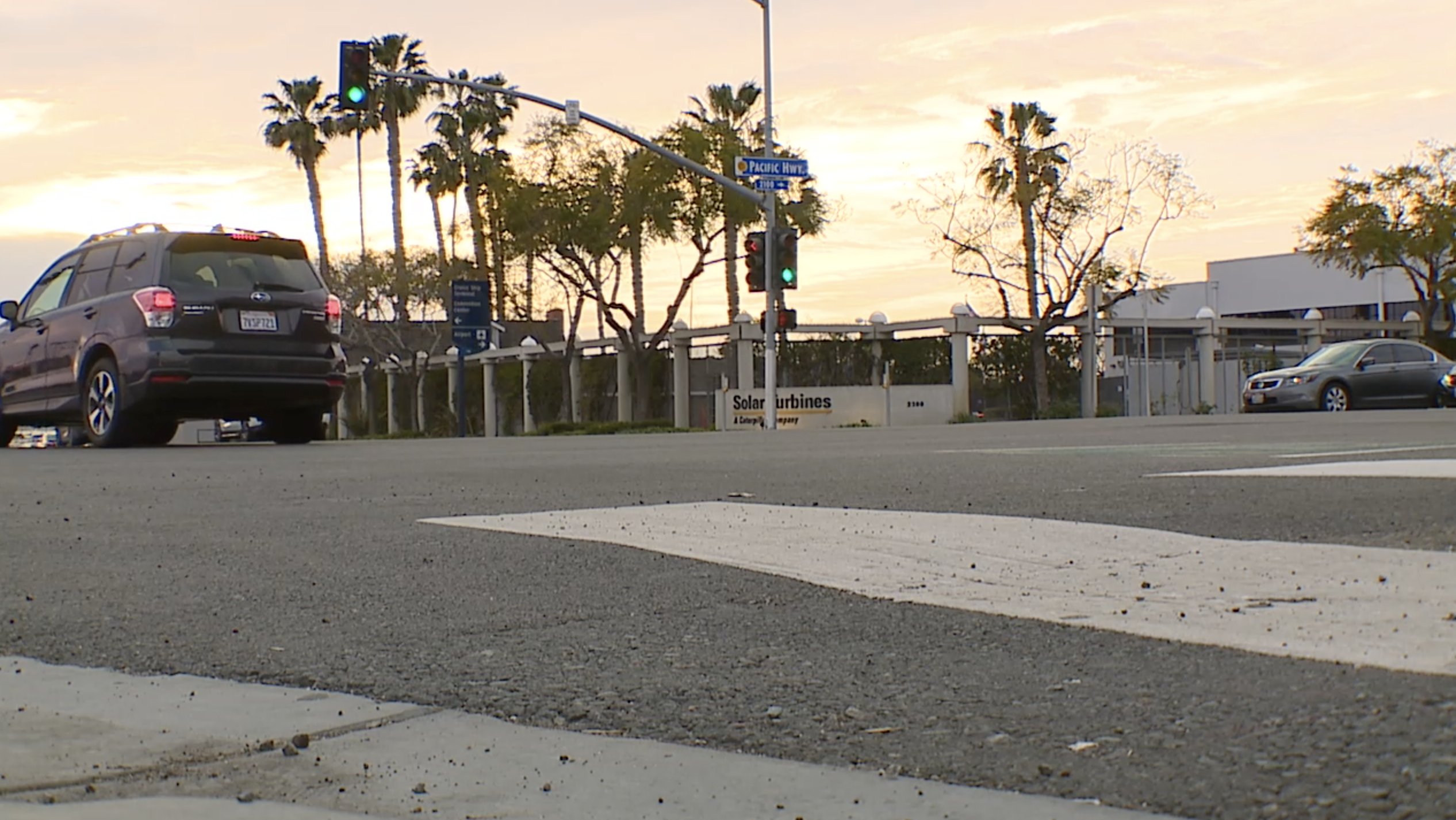 Crosswalk Pacific Highway -- alleged hit and run