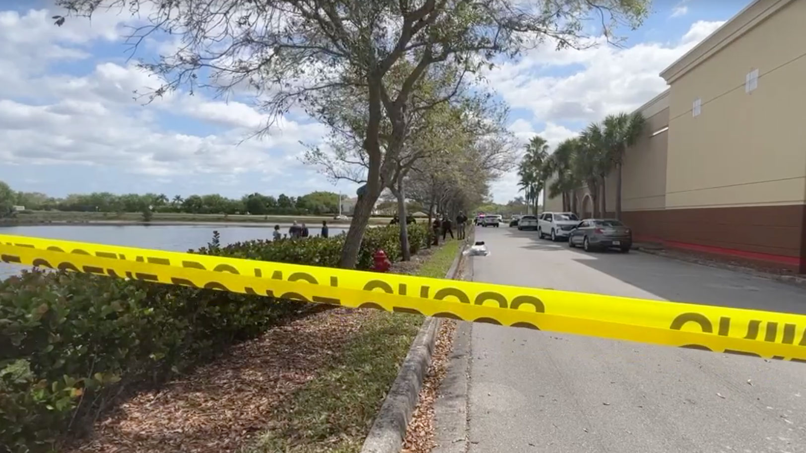 The Palm Beach County Sheriff's Office said a body was found in a waterway behind a Target store in Royal Palm Beach on March 12, 2024.