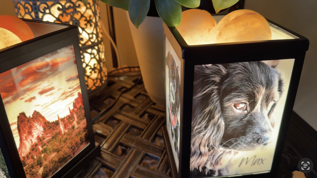 Linda Mae's salt ball lamps