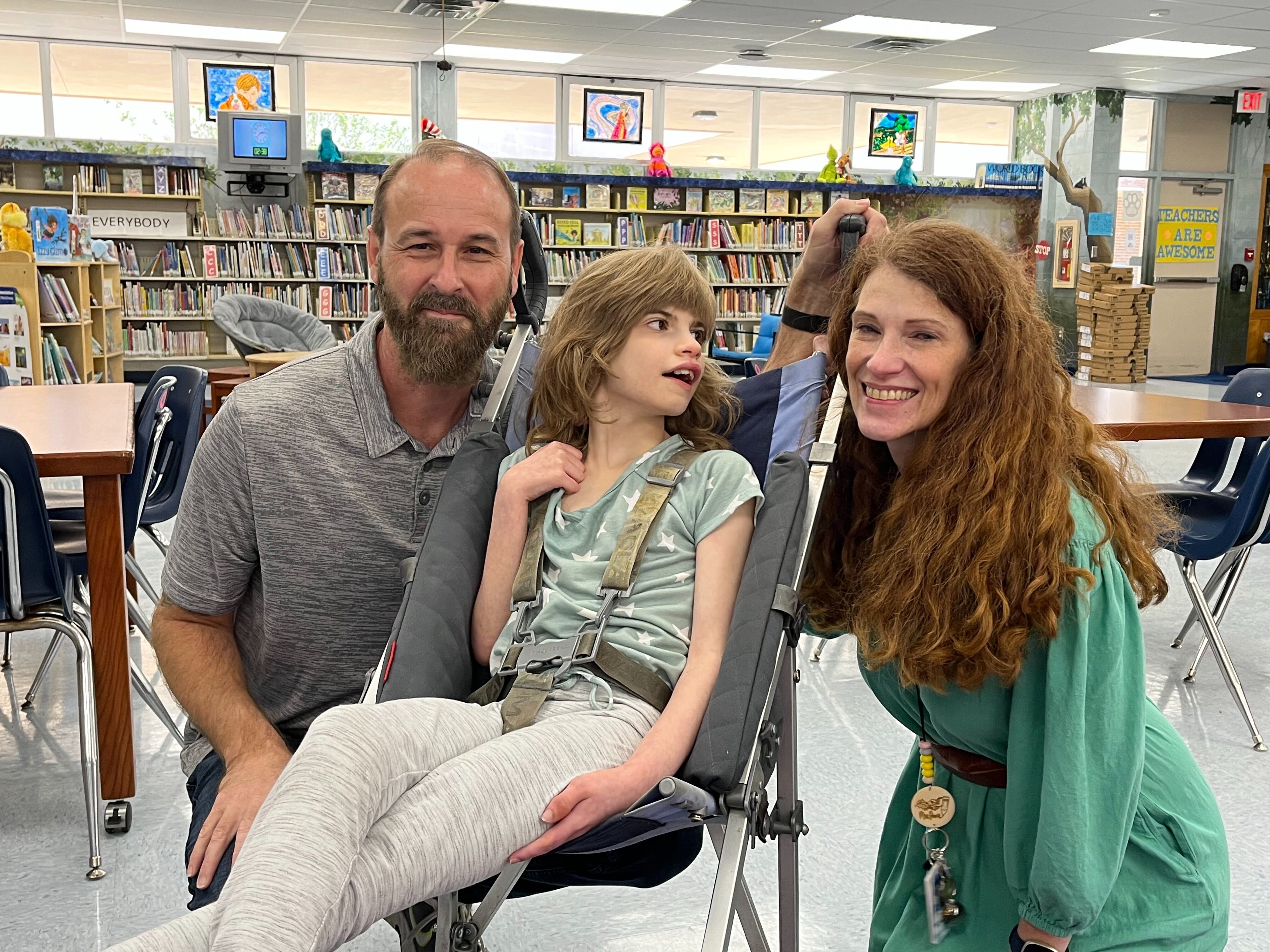Diane and Ronald Davis at Buckhorn Elementary